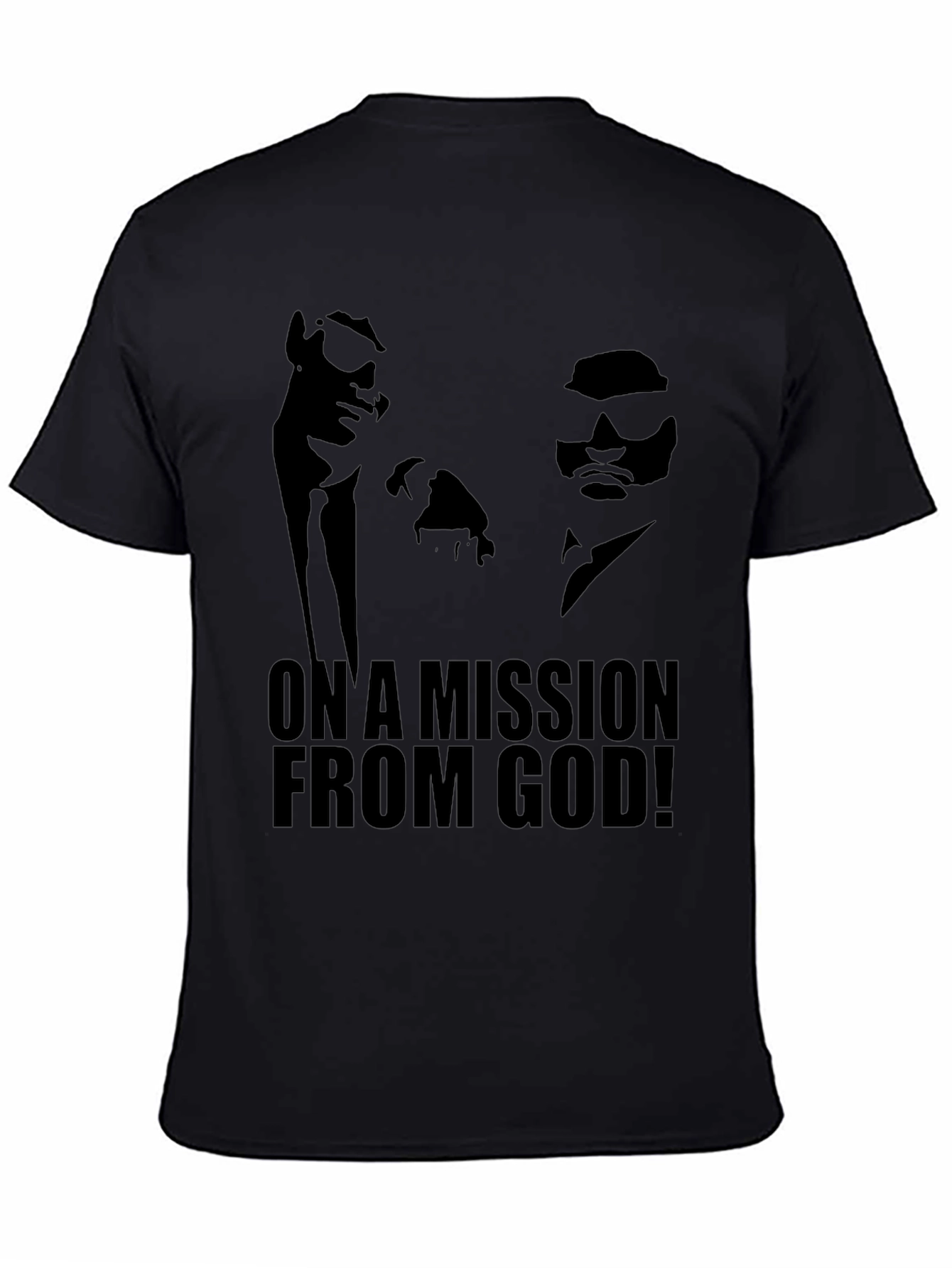 Blues Brothers On a Mission From God! Black T-Shirt