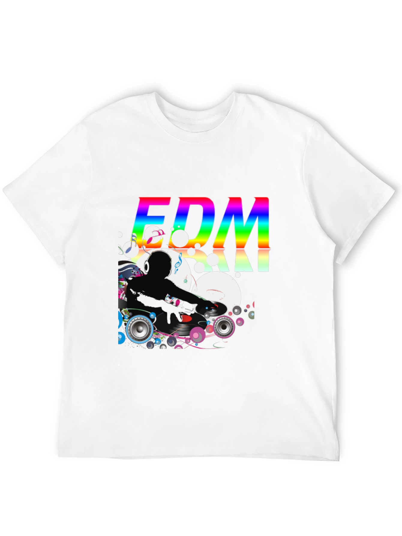 EDM DJ Graphic Black T-Shirt