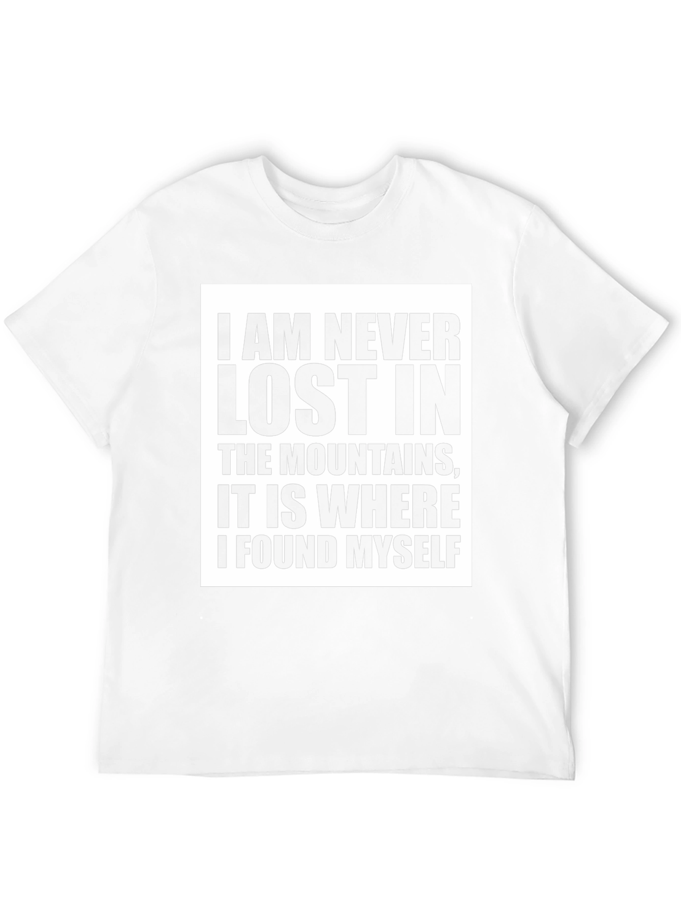 Mountain Lover Tee: Never Lost T-Shirt