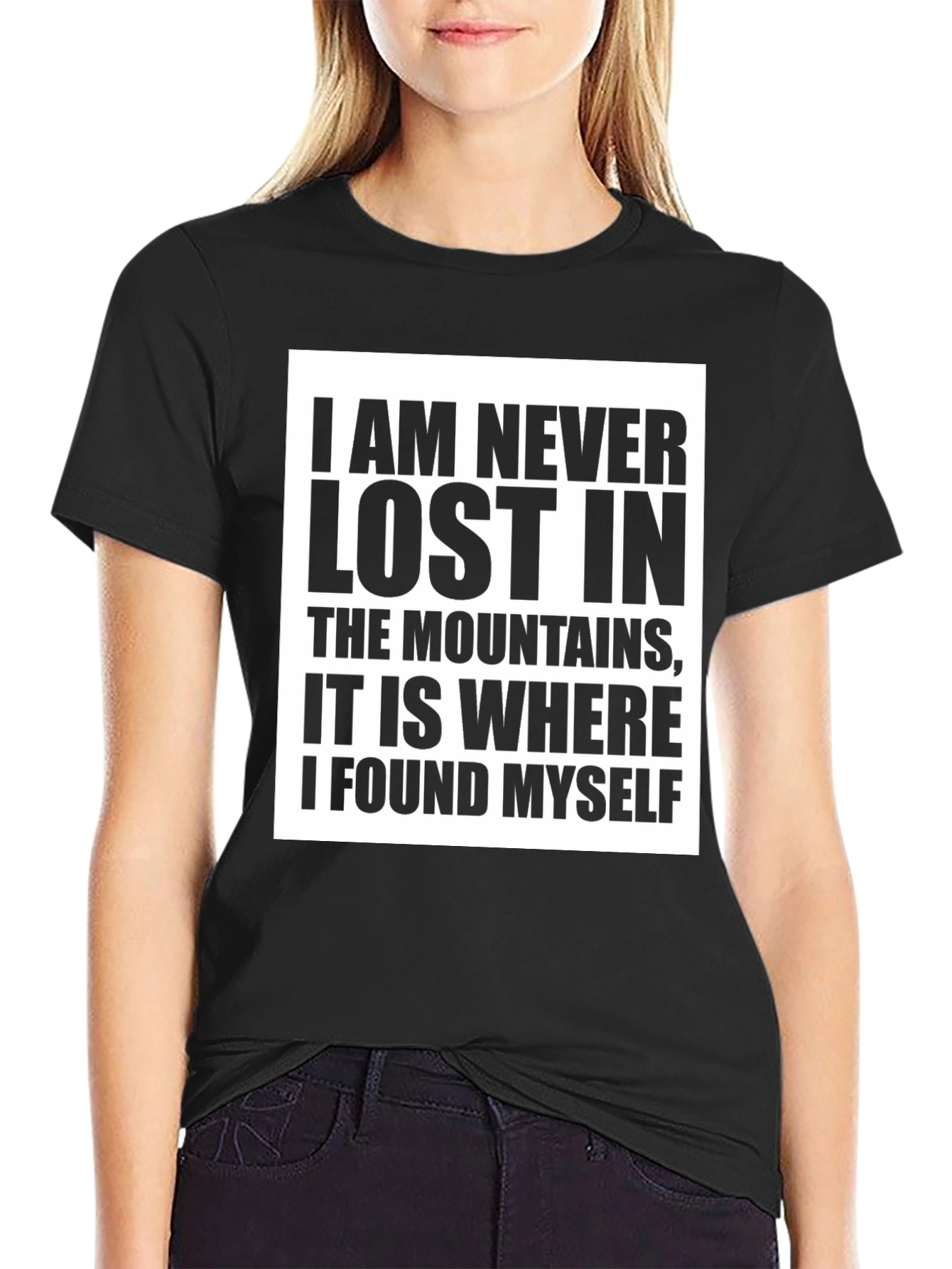 Mountain Lover Tee: Never Lost T-Shirt