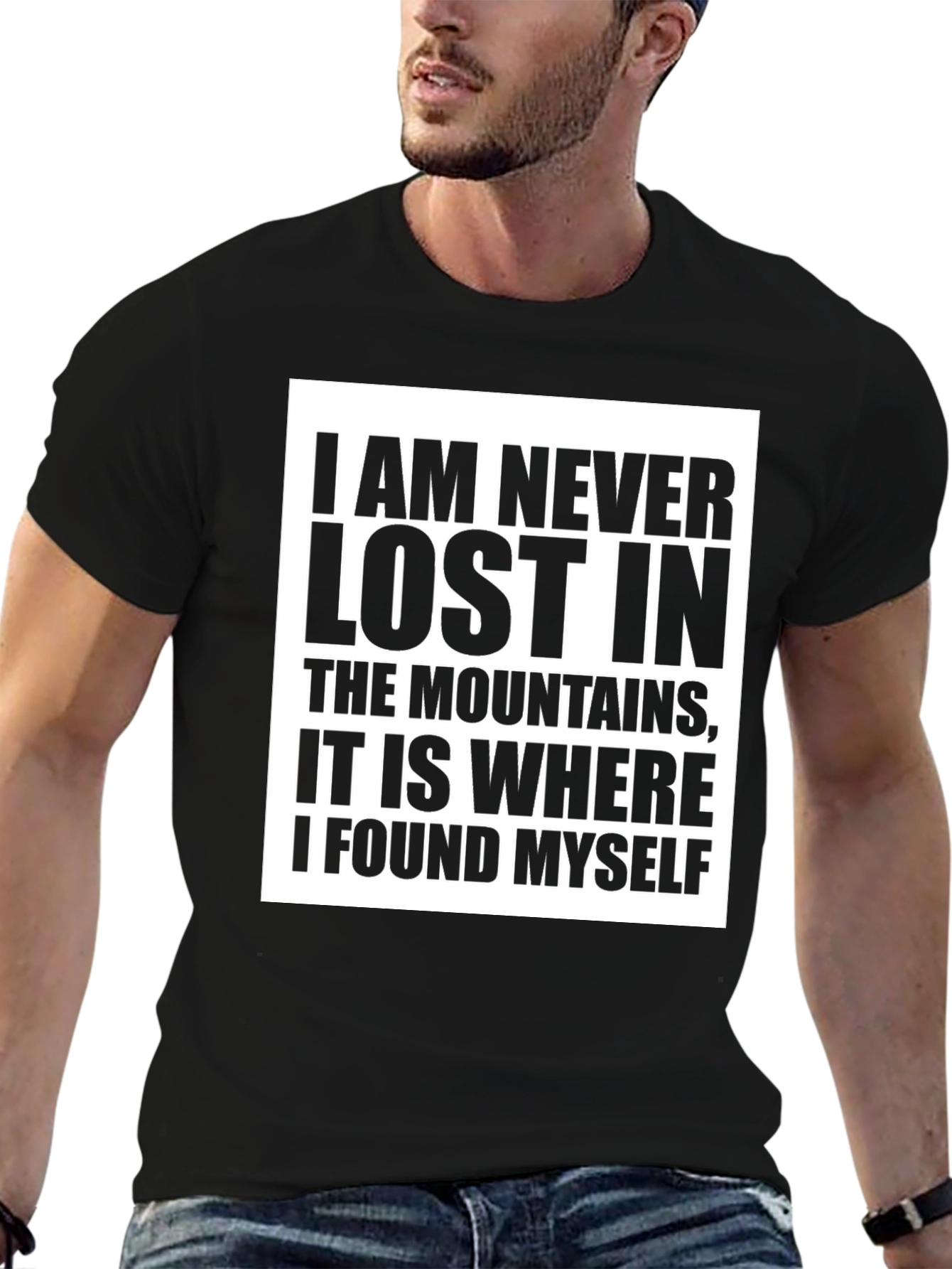 Mountain Lover Tee: Never Lost T-Shirt
