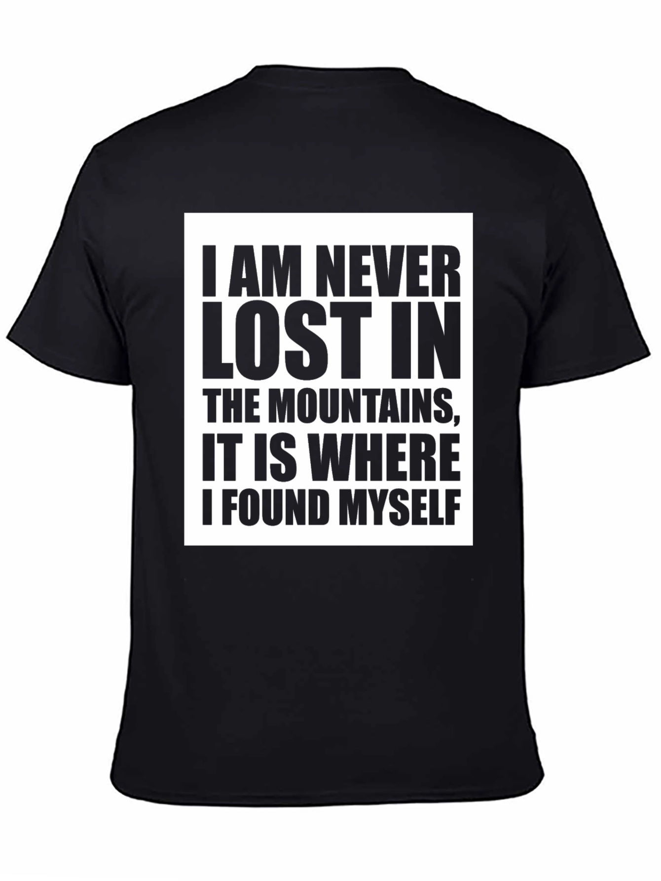 Mountain Lover Tee: Never Lost T-Shirt