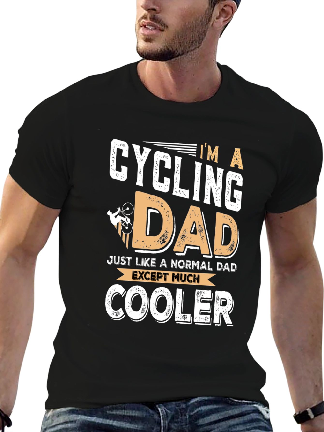 Cycling Dad T-Shirt - Cool Fathers Day Gift