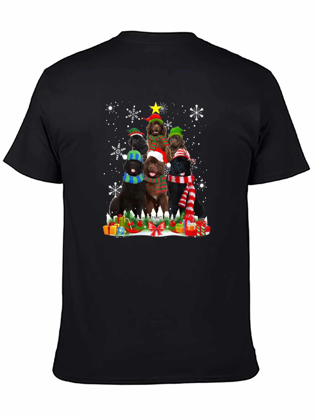 Festive Dog Breed Christmas Tree T-Shirt