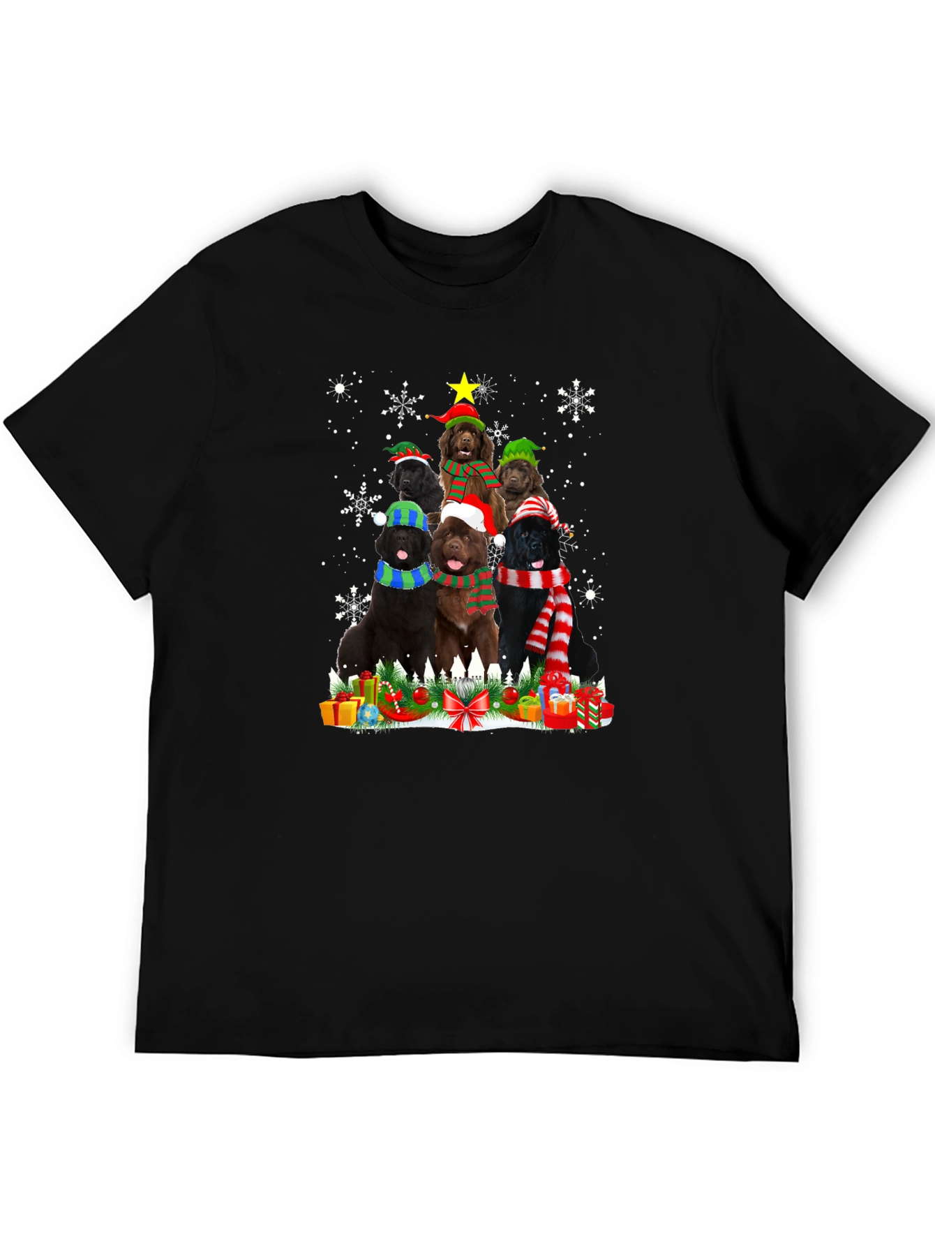 Festive Dog Breed Christmas Tree T-Shirt