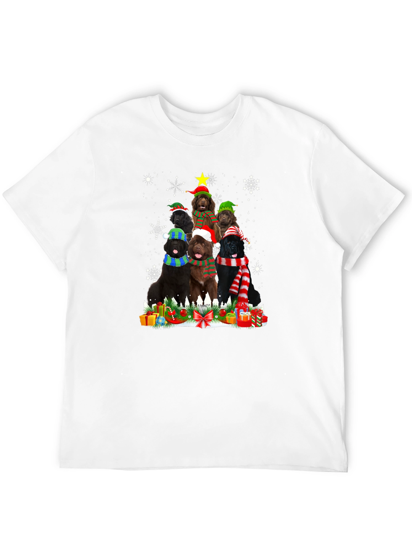 Festive Dog Breed Christmas Tree T-Shirt