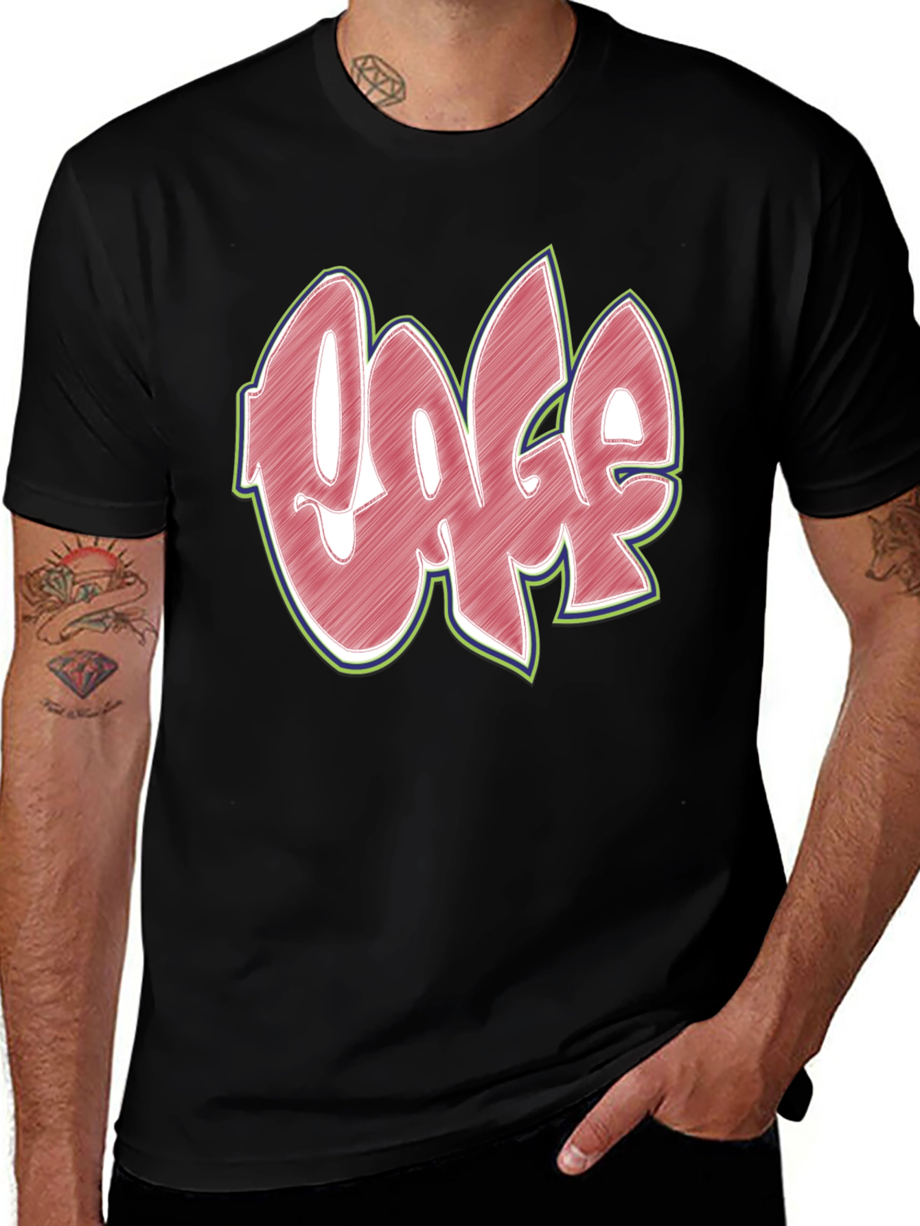 Cool Urban Graffiti Style T-Shirt