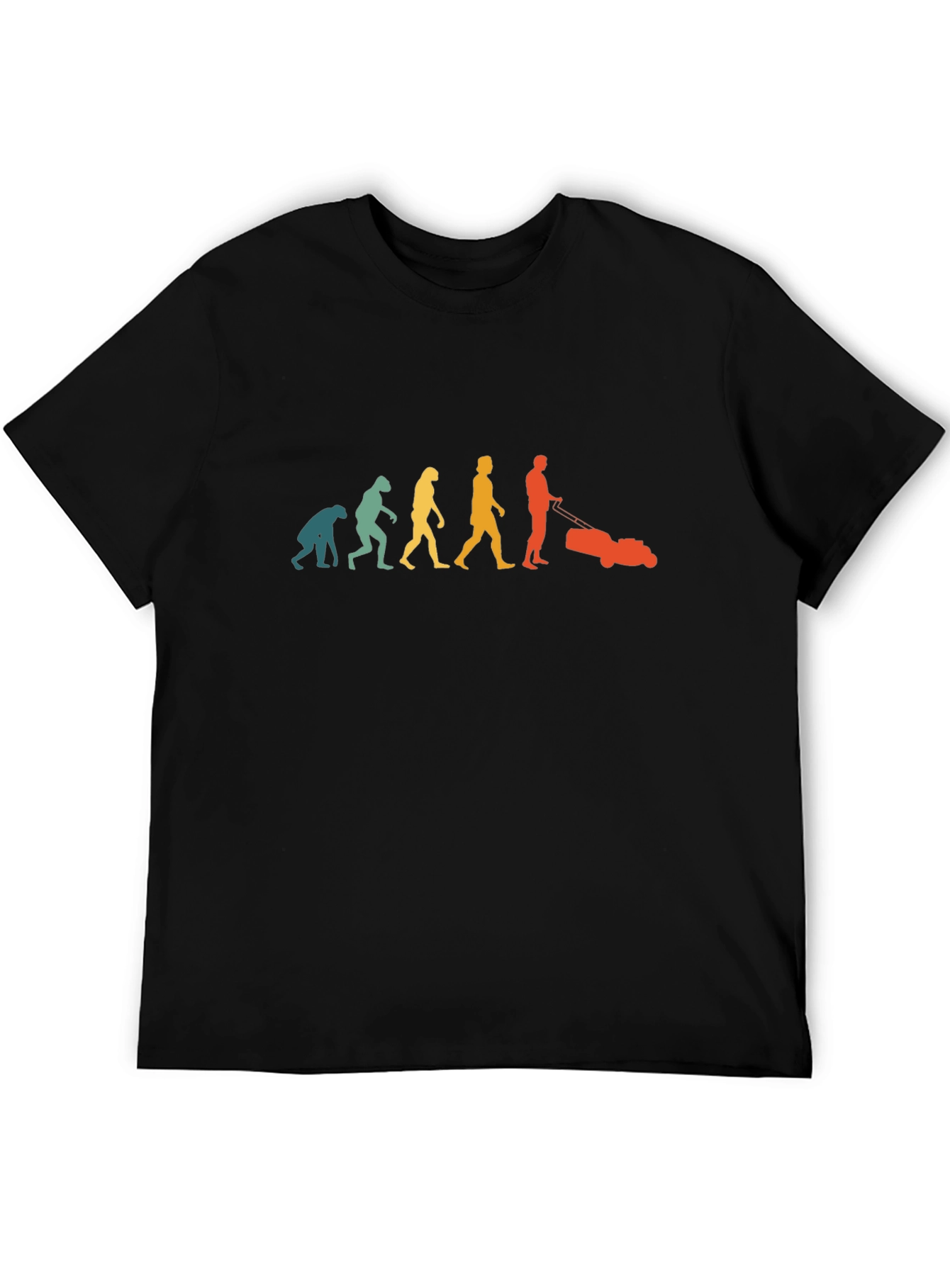 Evolution of Lawn Mowing T-Shirt