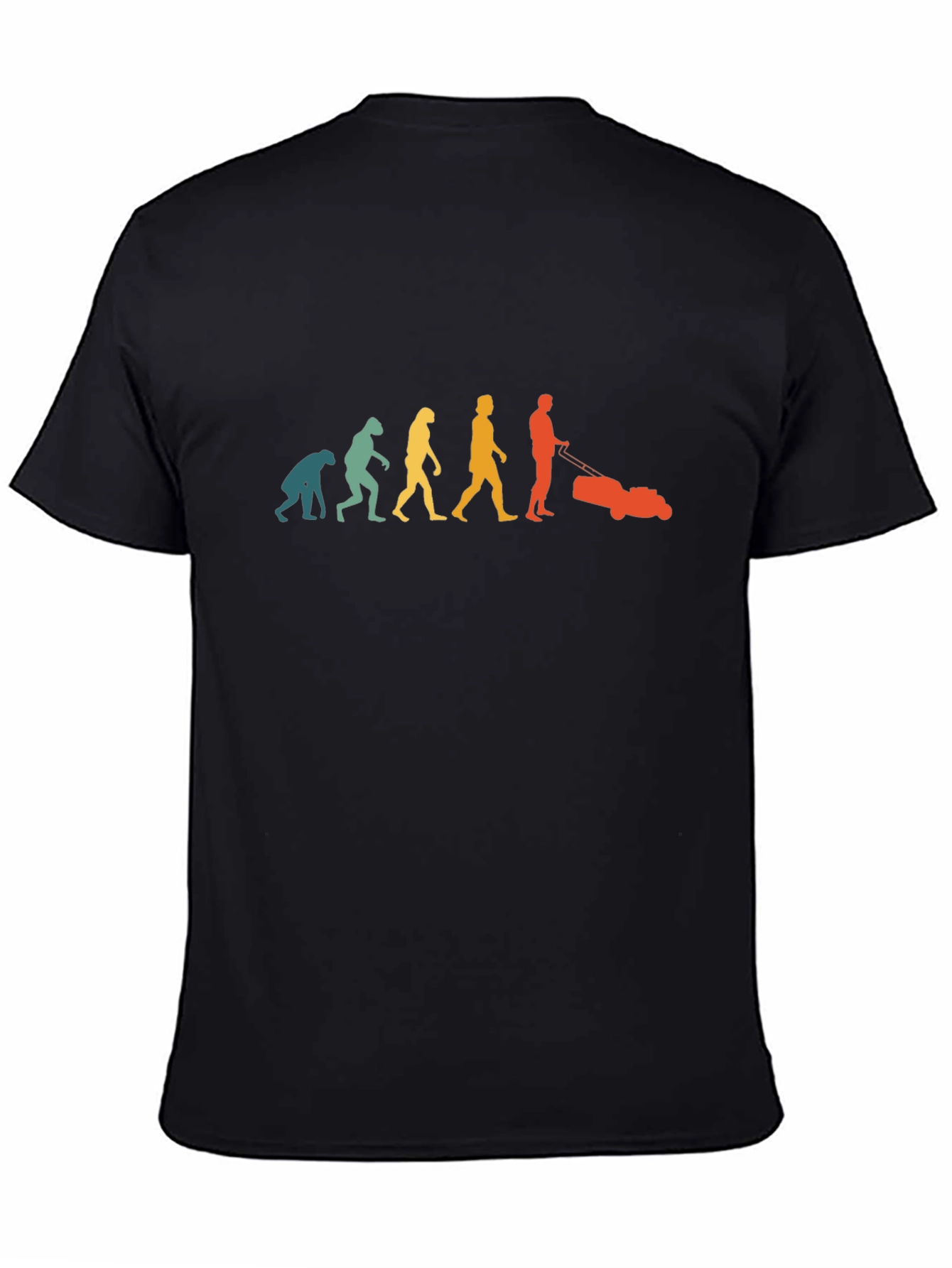 Evolution of Lawn Mowing T-Shirt