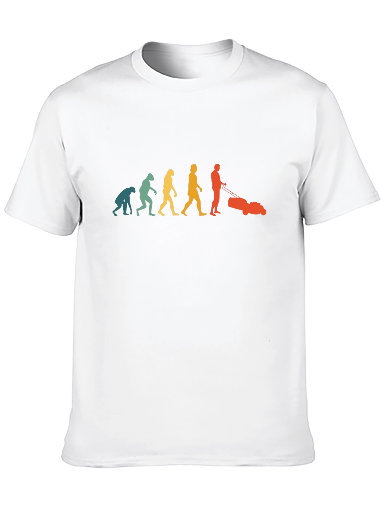 Evolution of Lawn Mowing T-Shirt