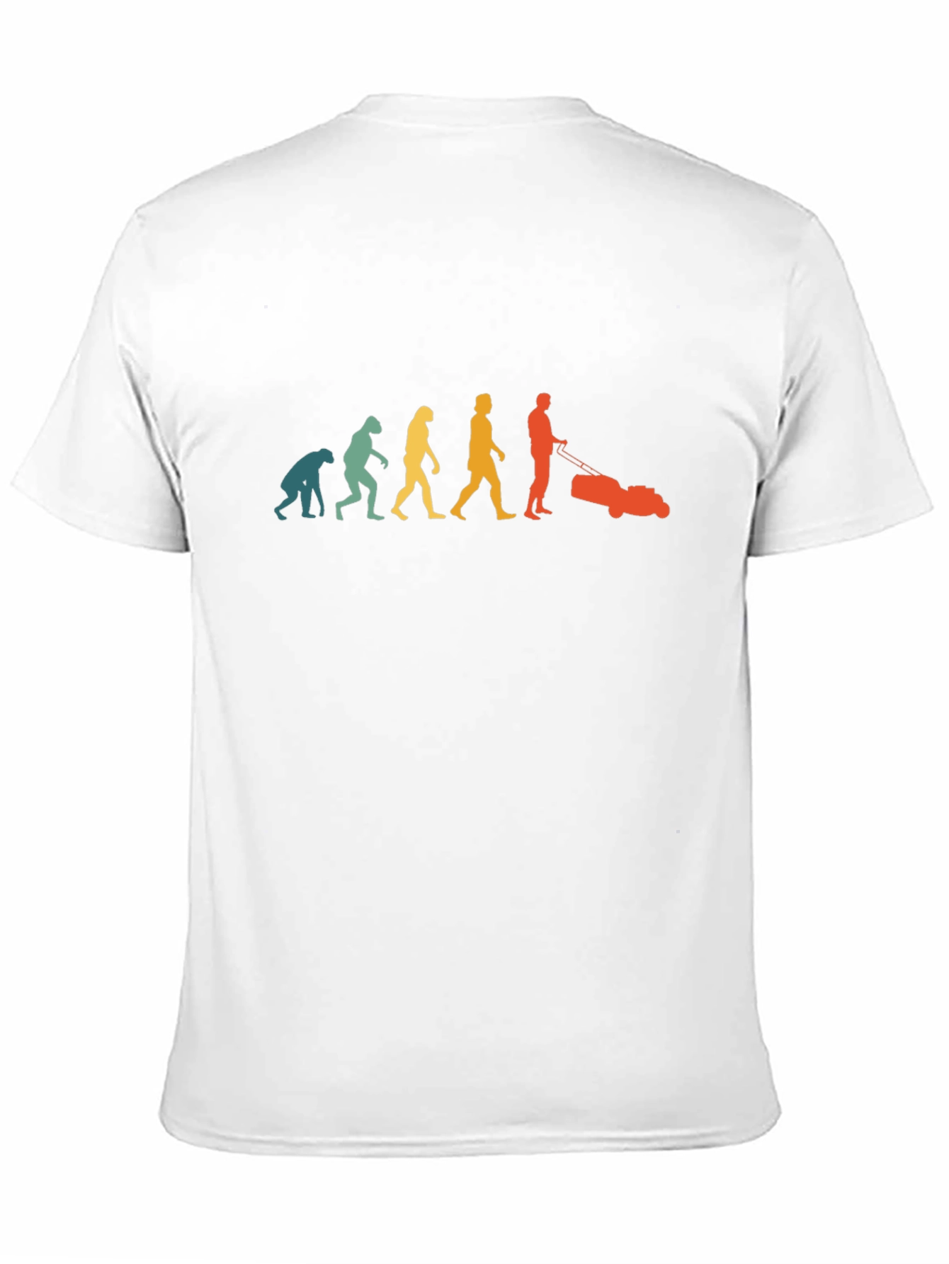 Evolution of Lawn Mowing T-Shirt