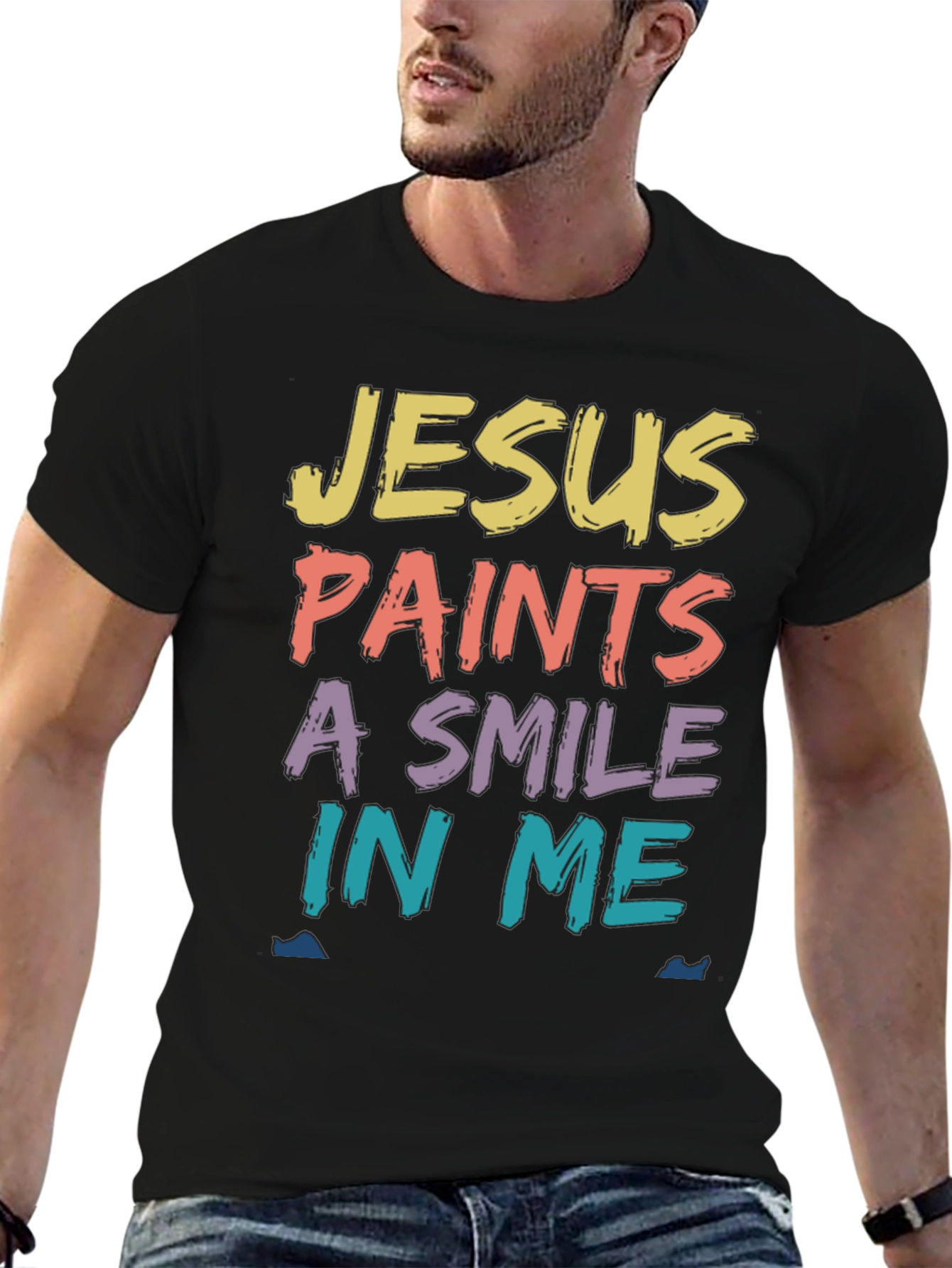 Jesus Paints a Smile Graphic Tee