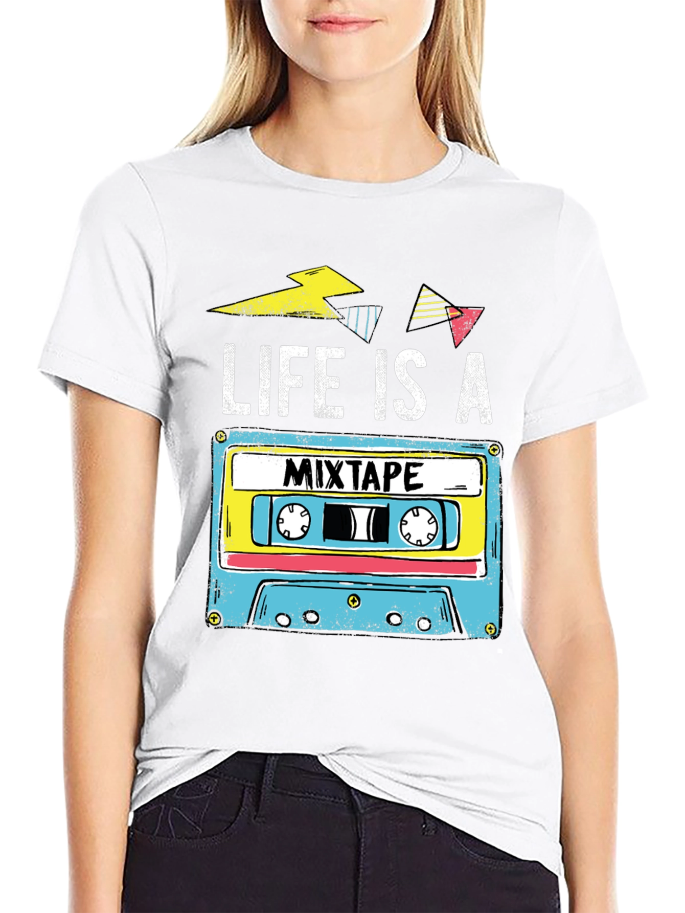 Life is a Mixtape Retro Cassette T-Shirt
