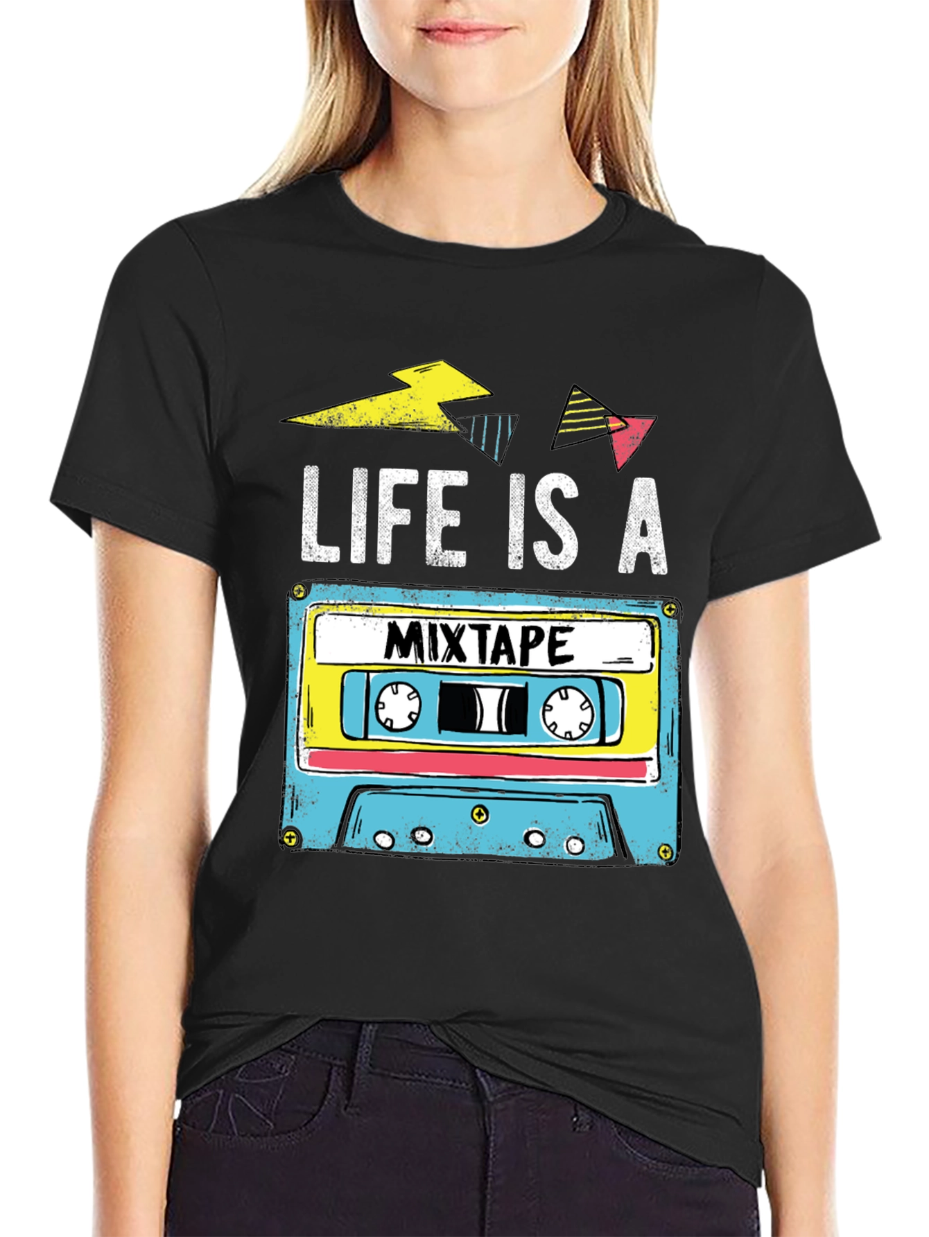 Life is a Mixtape Retro Cassette T-Shirt