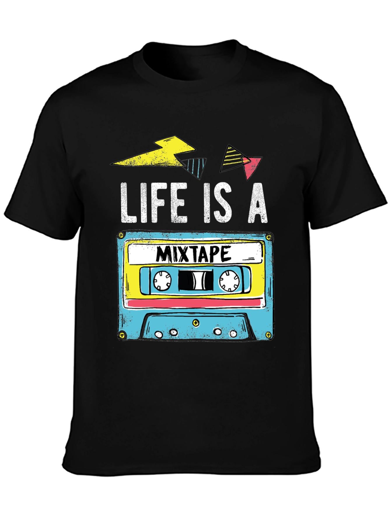 Life is a Mixtape Retro Cassette T-Shirt
