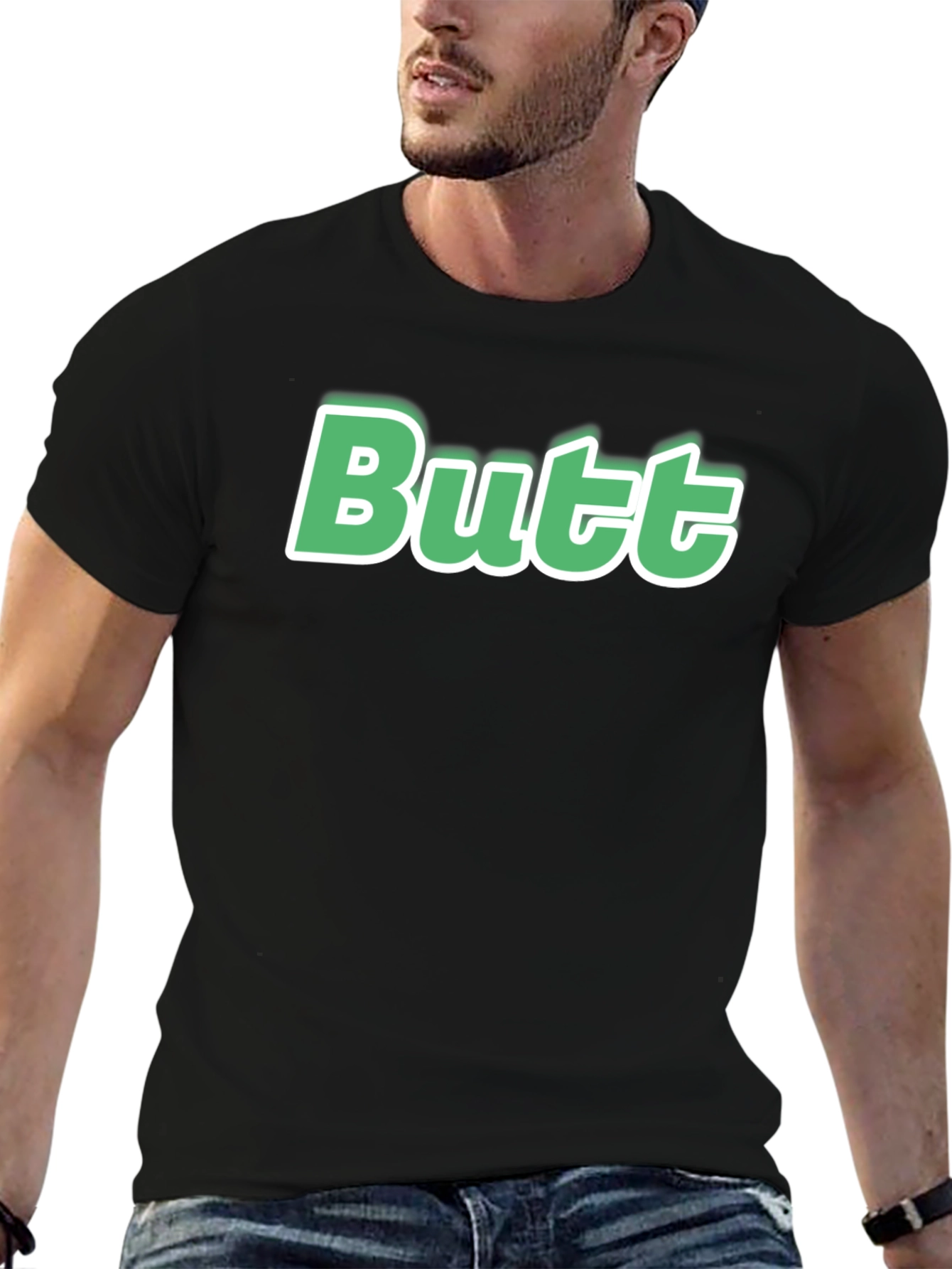 Funny Butt T-Shirt - Novelty Humor Tee