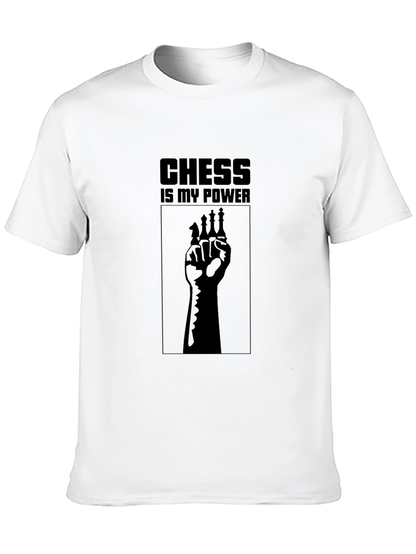 Chess is My Power T-Shirt - Black