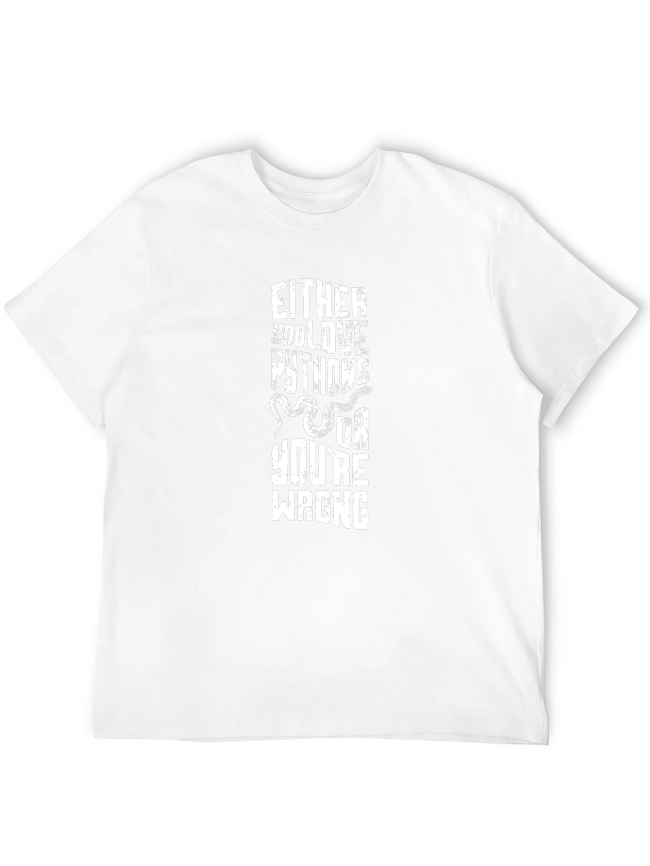 Python Lover T-Shirt - Humorous Snake Tee