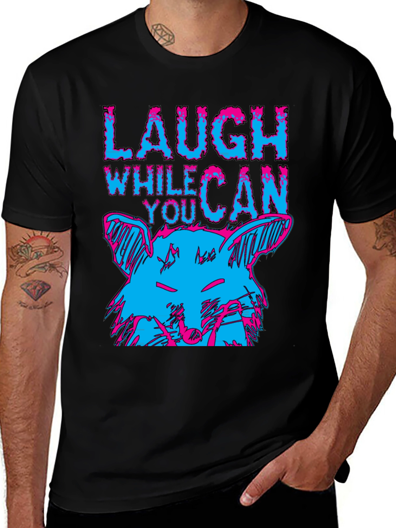 Laugh While You Can Graphic Tee