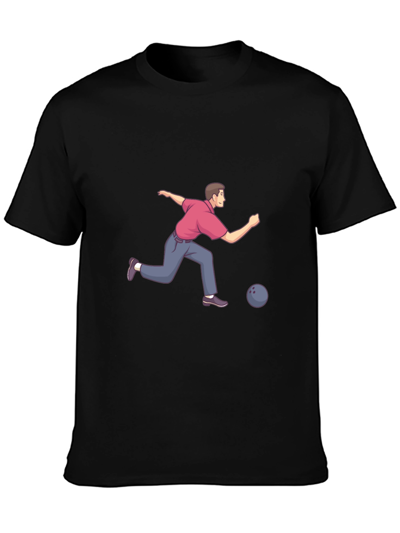 Bowling Graphic Tee - Strike Style!