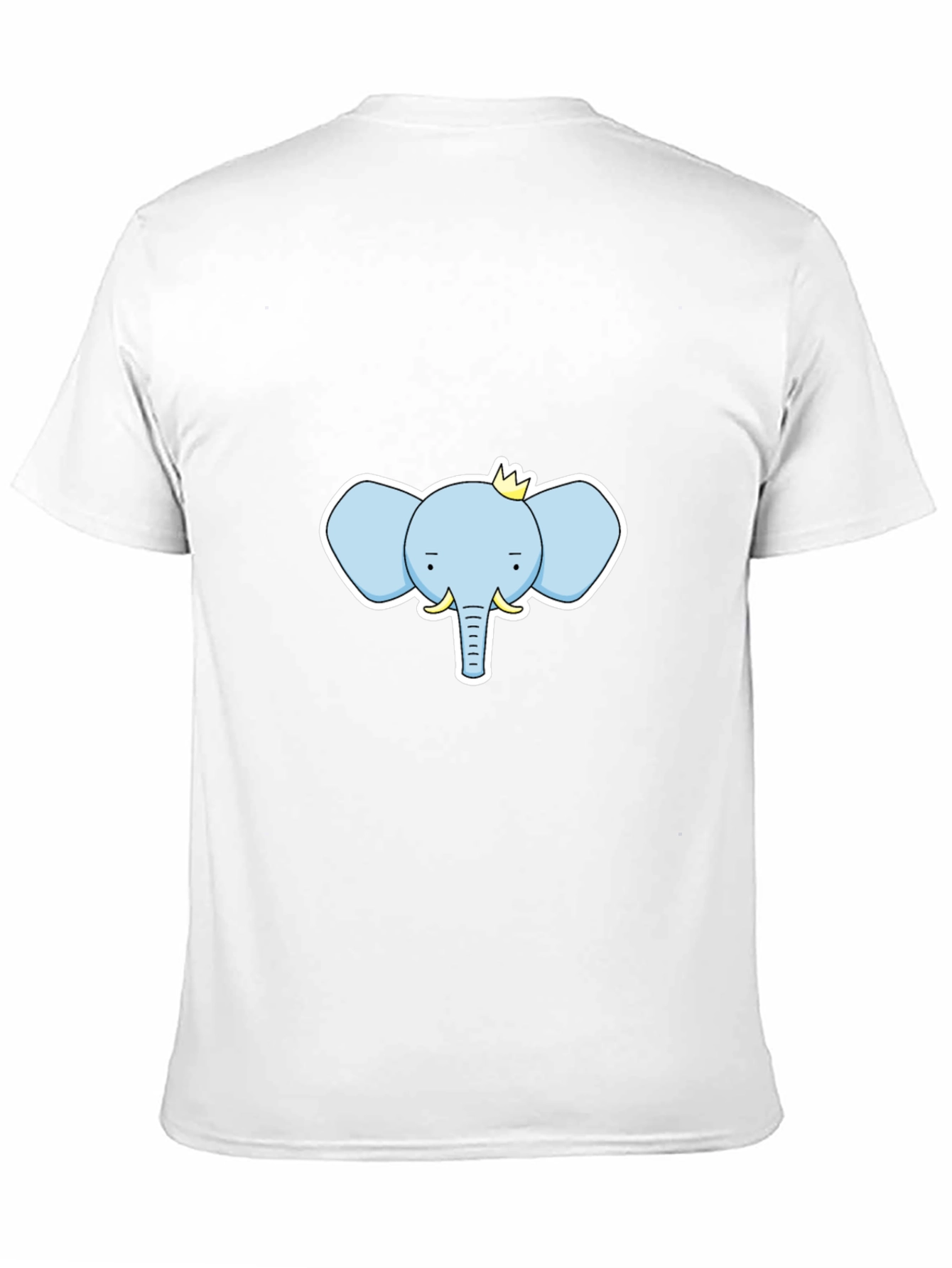 Elephant King Graphic Tee - Black Cotton T-Shirt