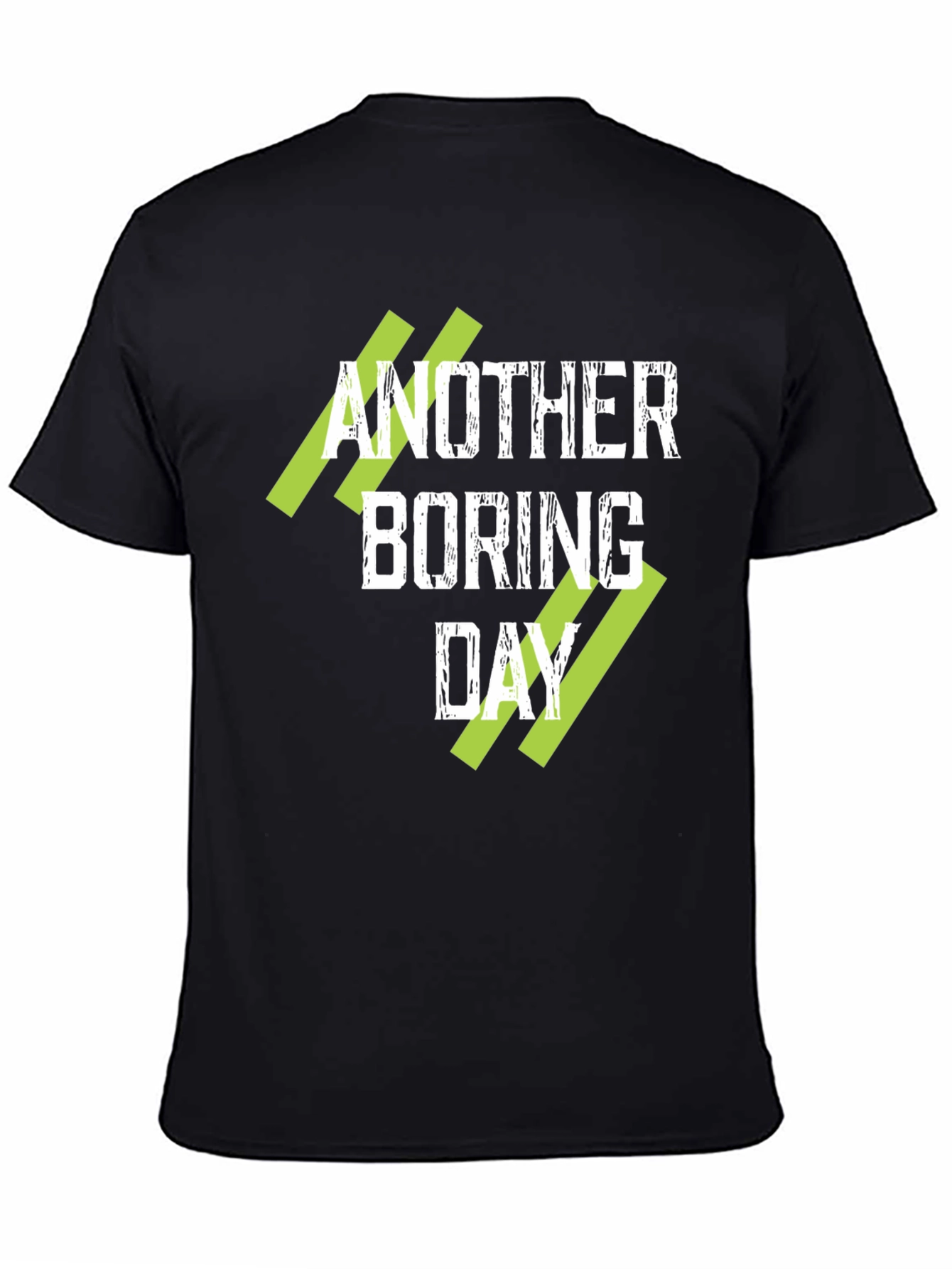 Another Boring Day Graphic T-Shirt - Black