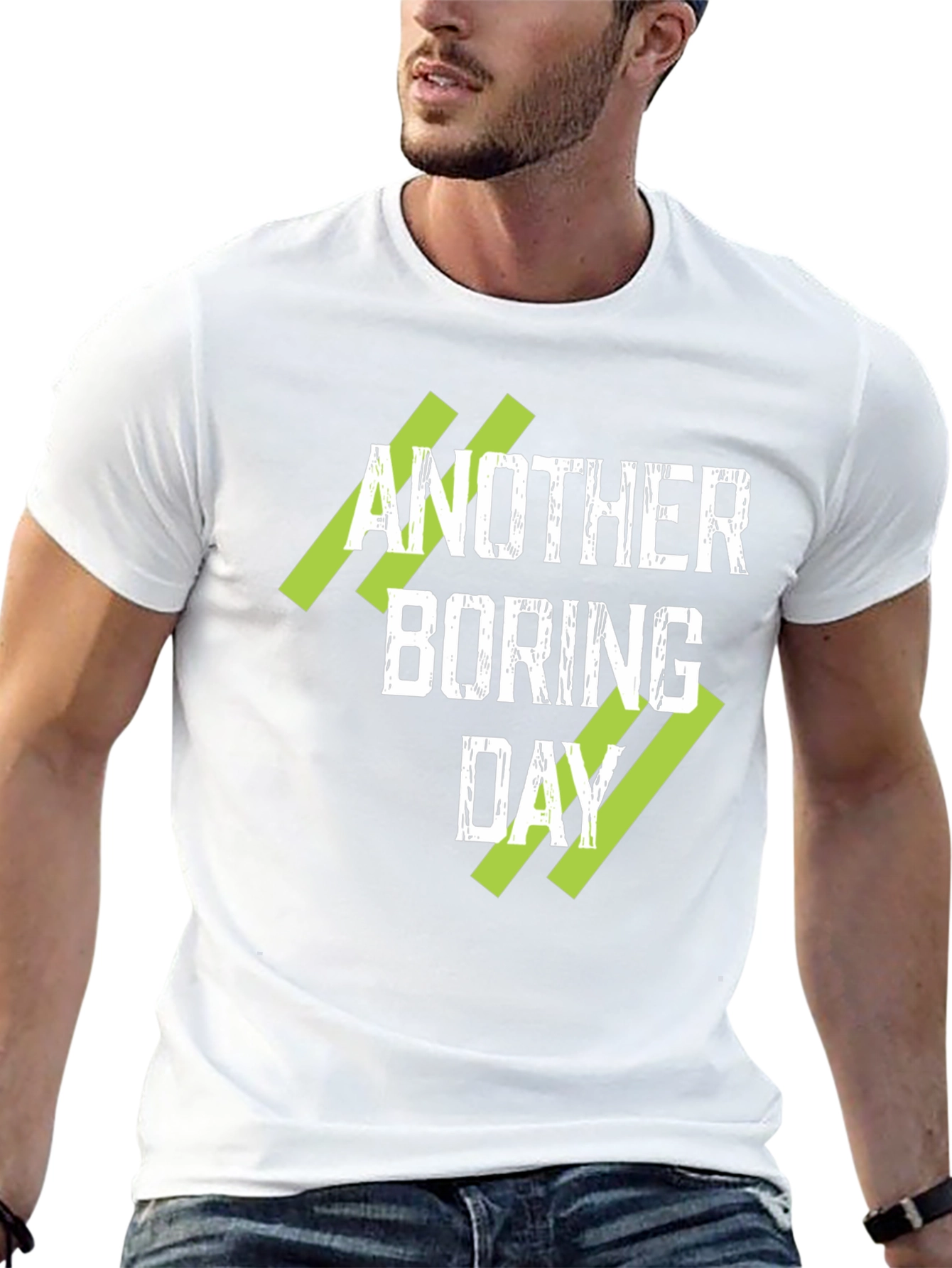Another Boring Day Graphic T-Shirt - Black