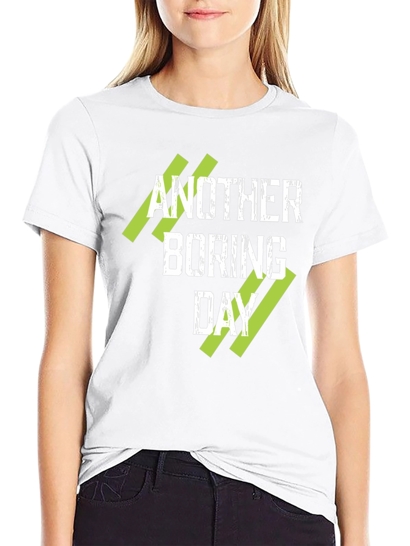 Another Boring Day Graphic T-Shirt - Black