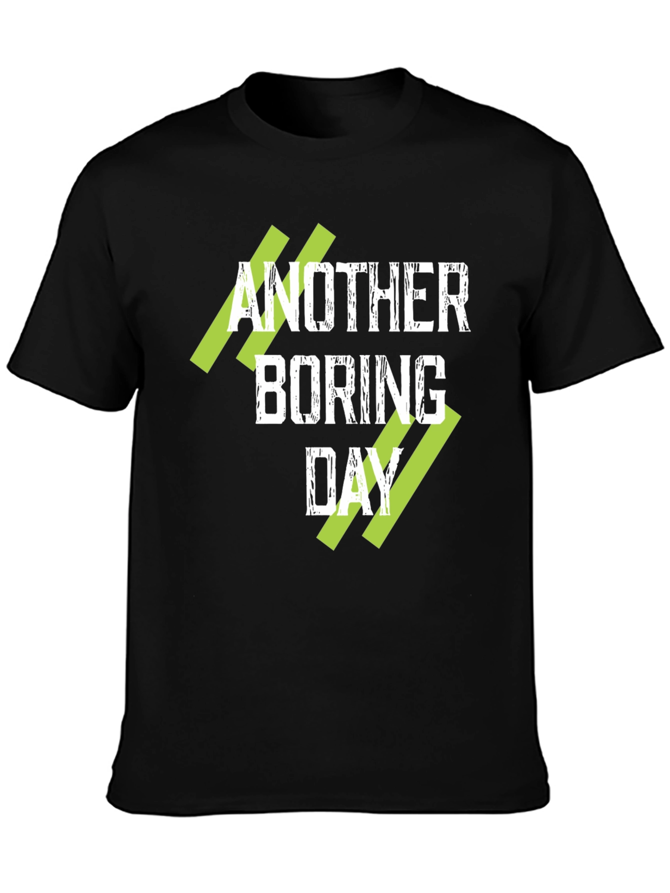 Another Boring Day Graphic T-Shirt - Black
