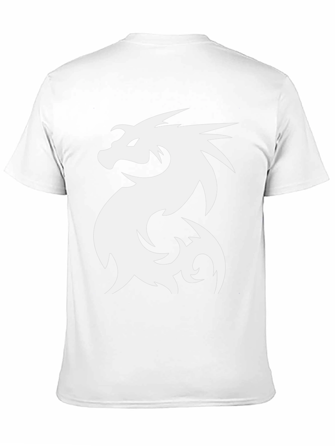 Dragon Graphic Tee - Black Cotton T-Shirt