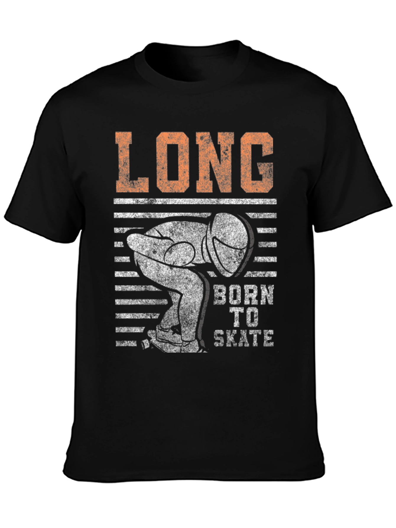 Long Born To Skate T-Shirt