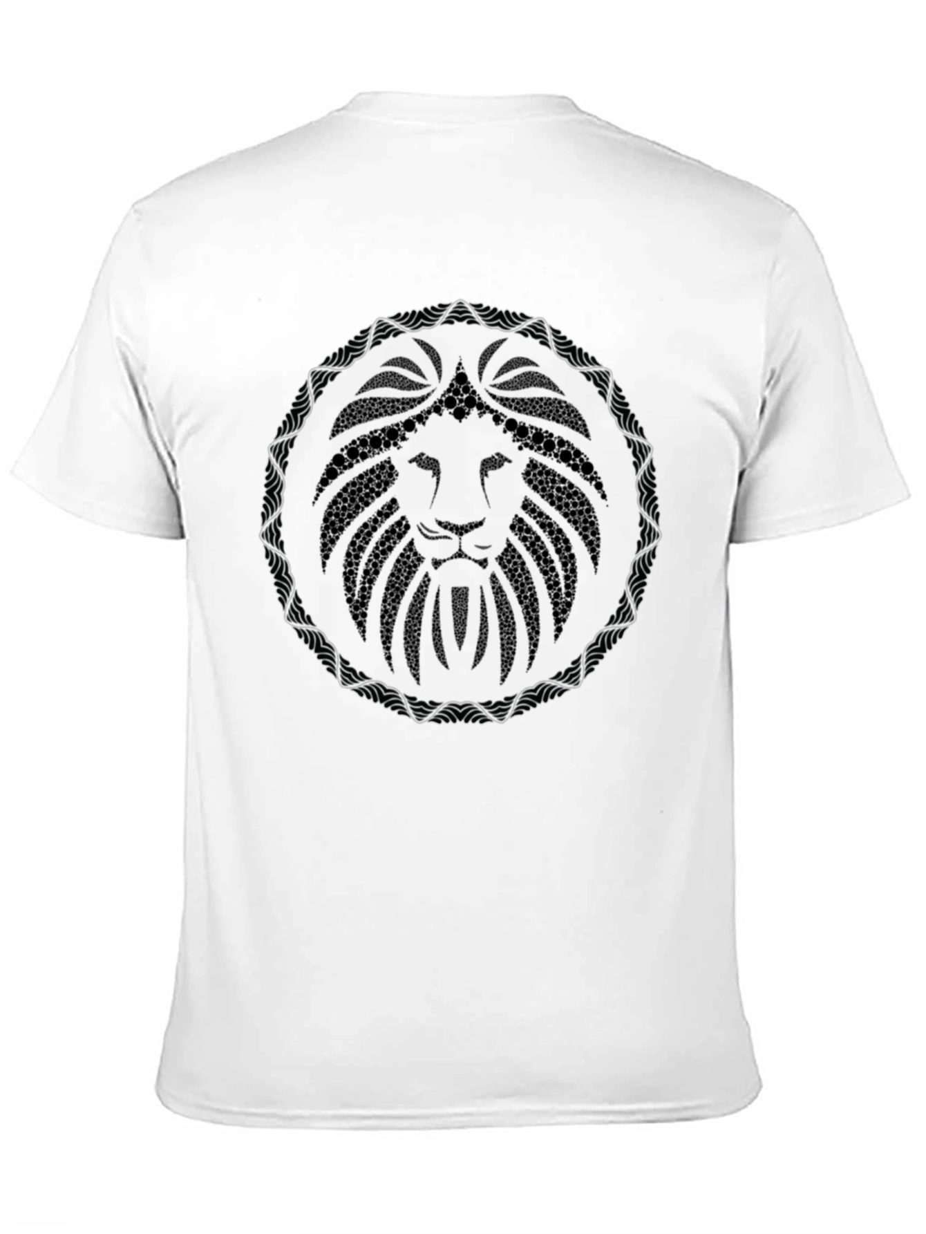 Lion Crest Black T-Shirt - Unique Graphic Tee