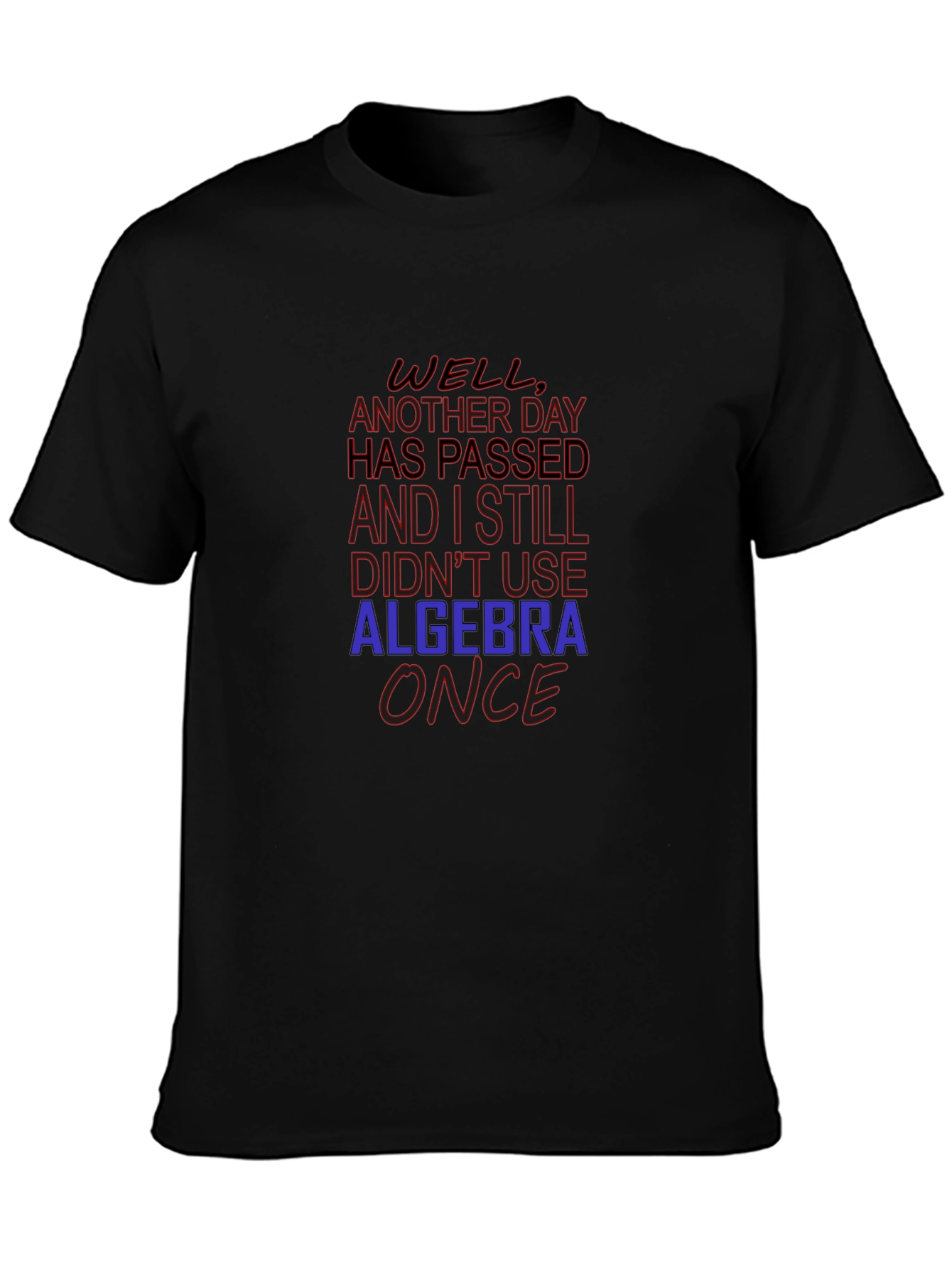 Algebra Humor Graphic T-Shirt