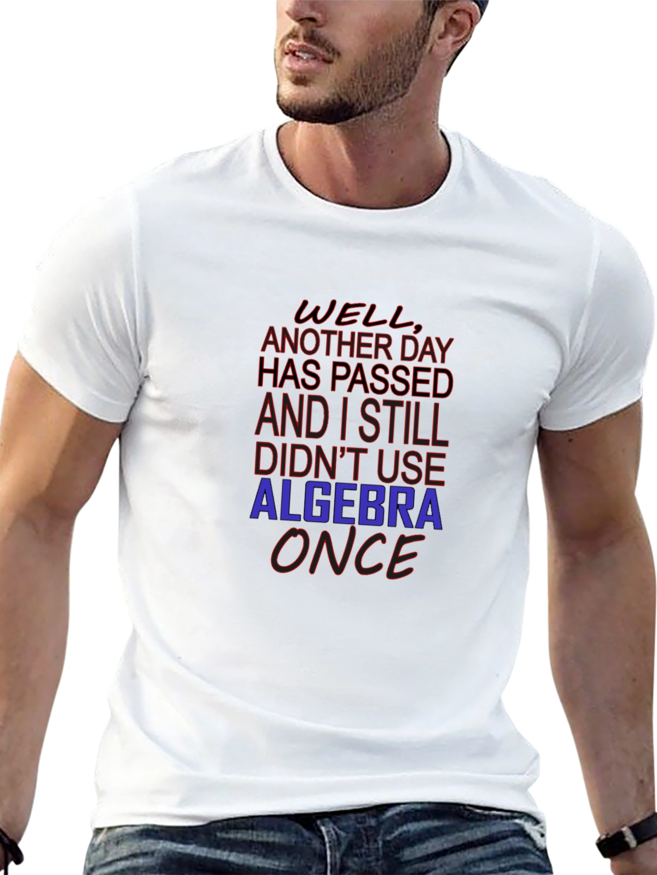 Algebra Humor Graphic T-Shirt