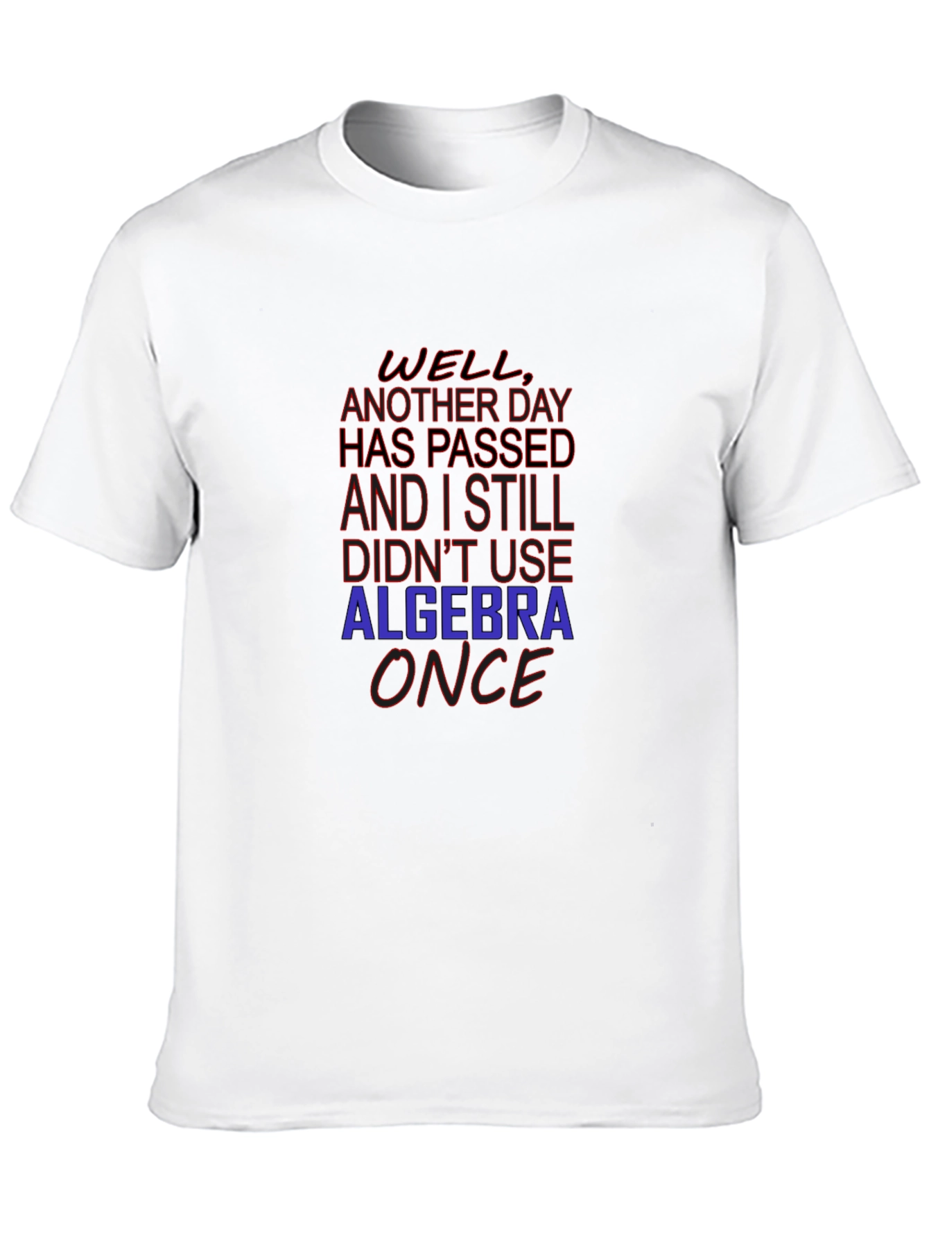 Algebra Humor Graphic T-Shirt