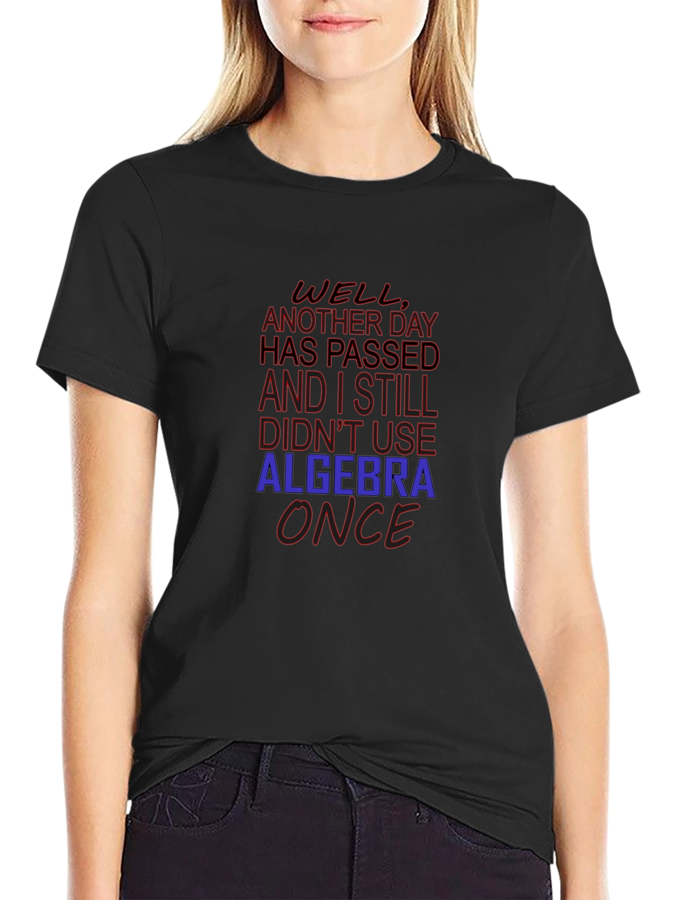 Algebra Humor Graphic T-Shirt