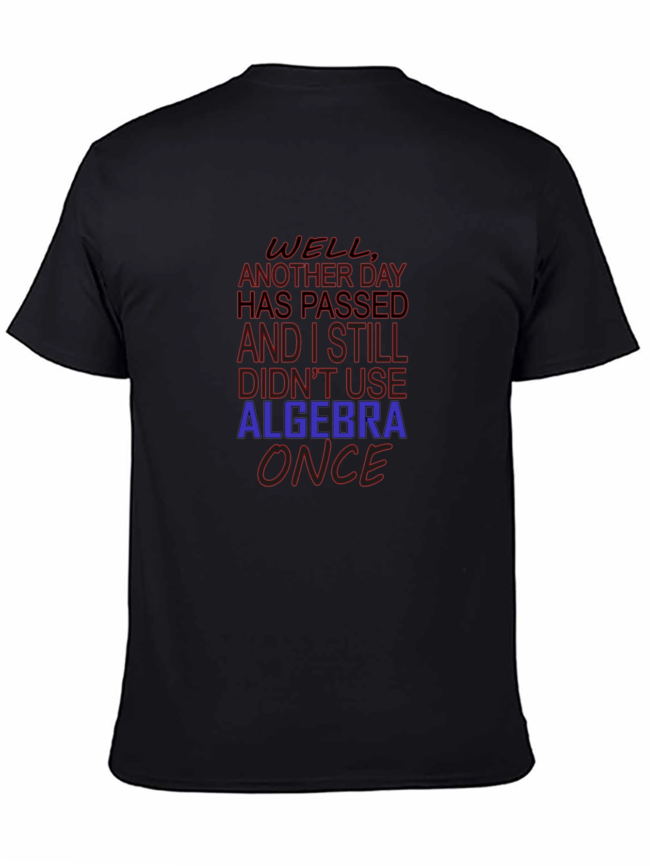 Algebra Humor Graphic T-Shirt