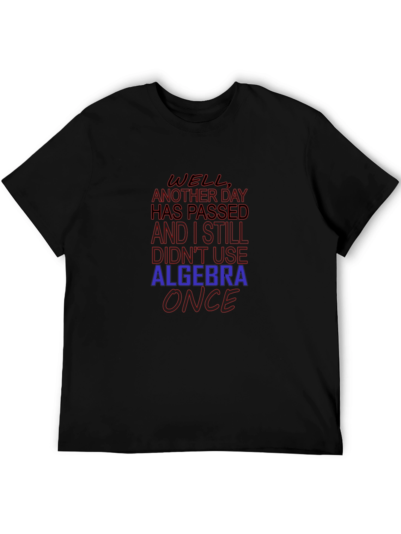Algebra Humor Graphic T-Shirt