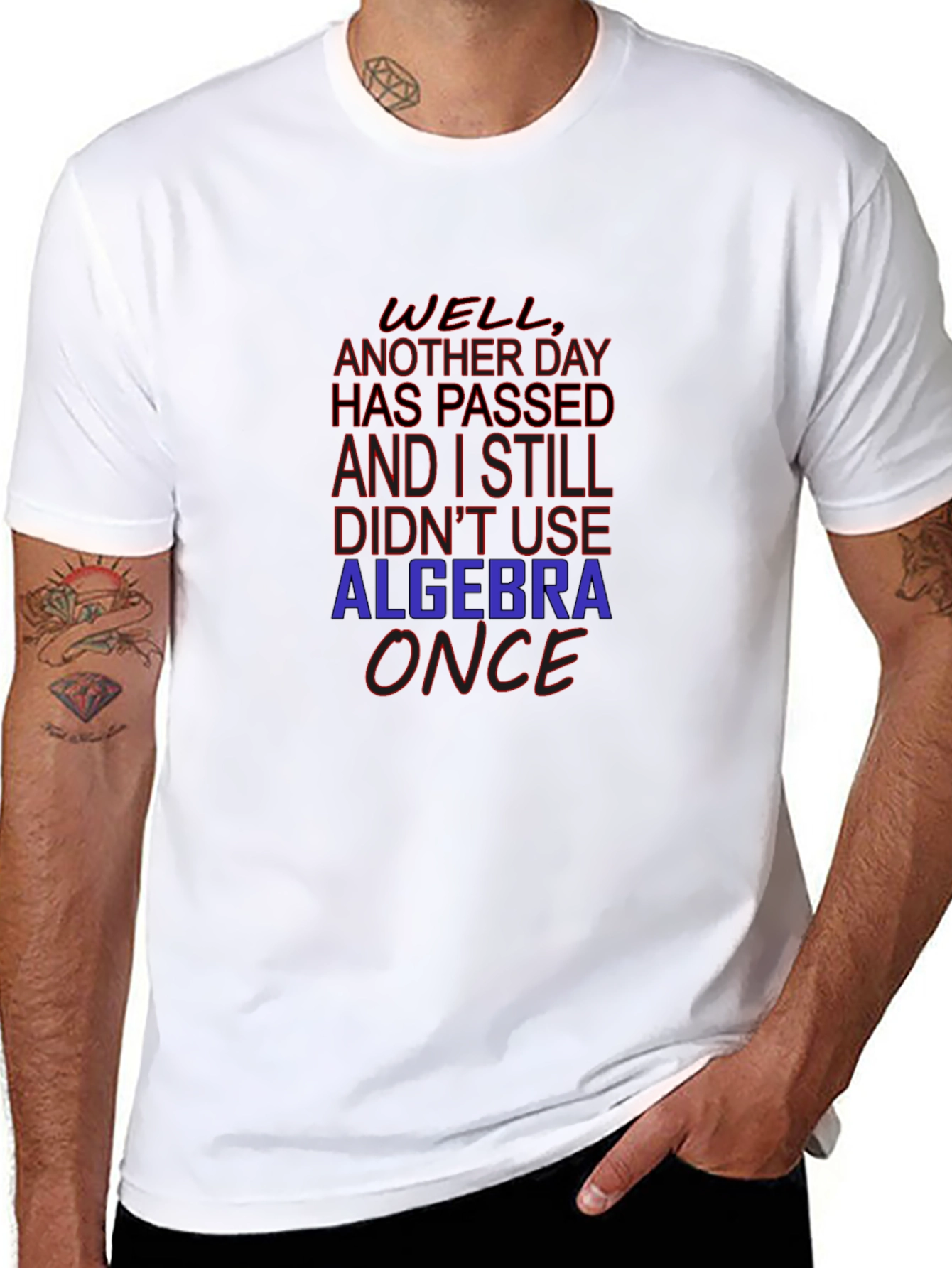 Algebra Humor Graphic T-Shirt