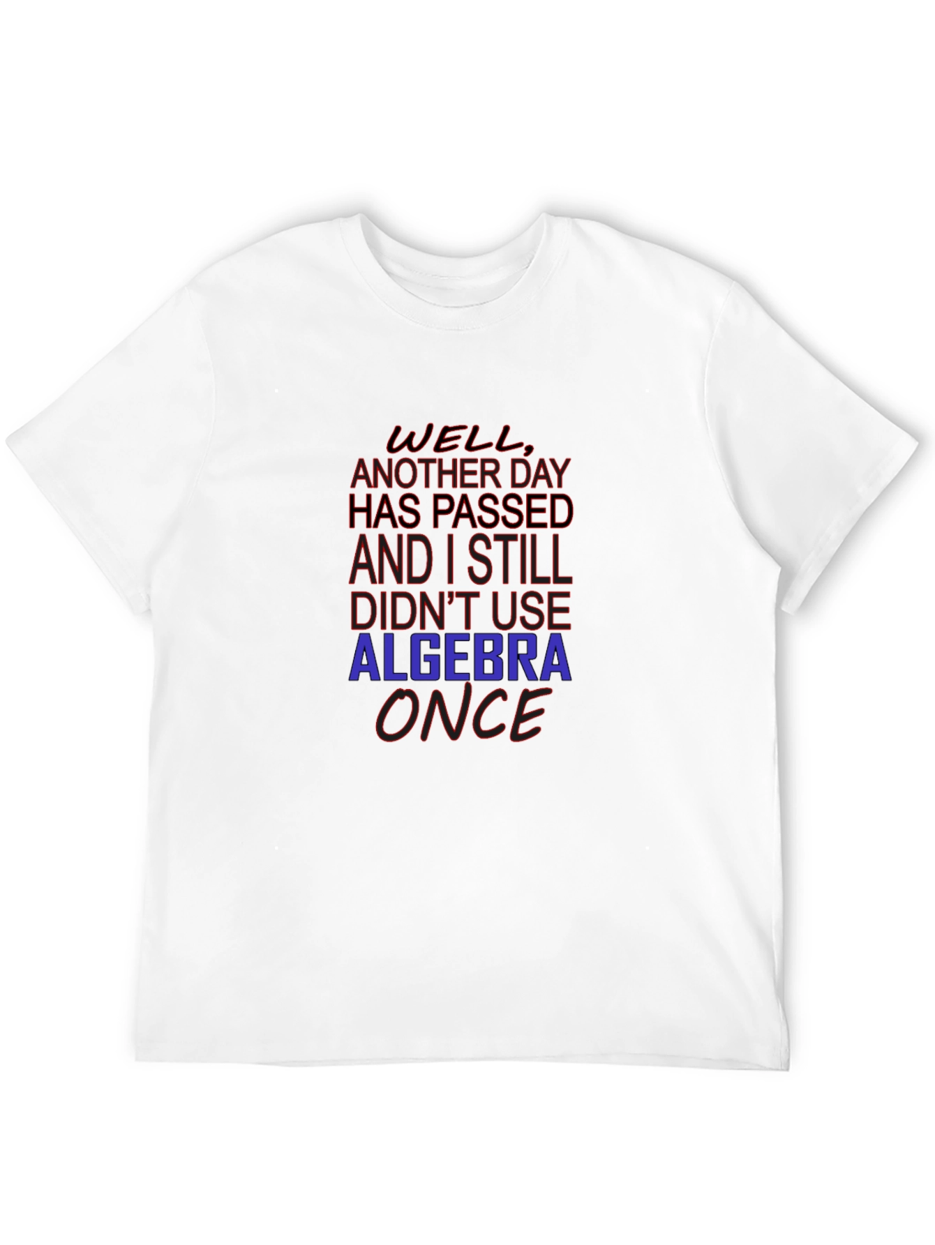 Algebra Humor Graphic T-Shirt