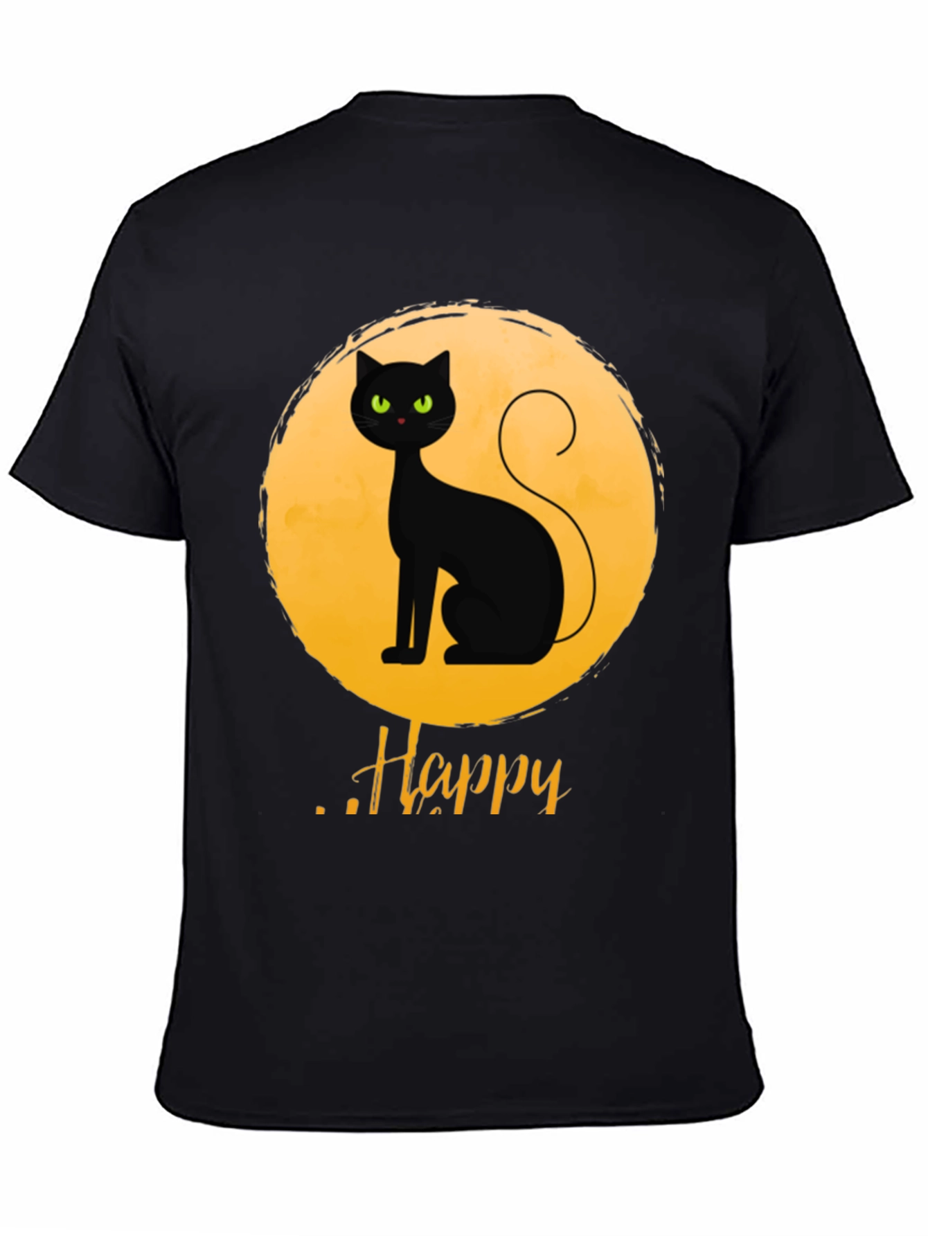 Halloween Black Cat T-Shirt