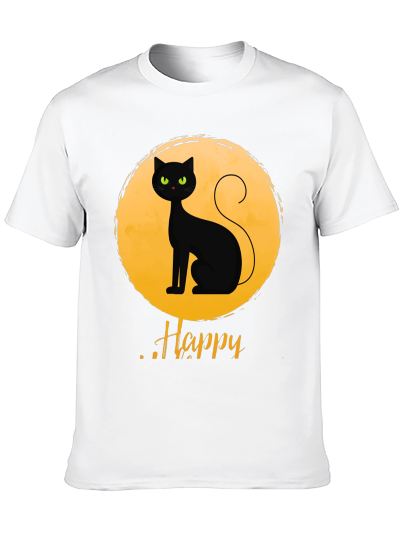 Halloween Black Cat T-Shirt