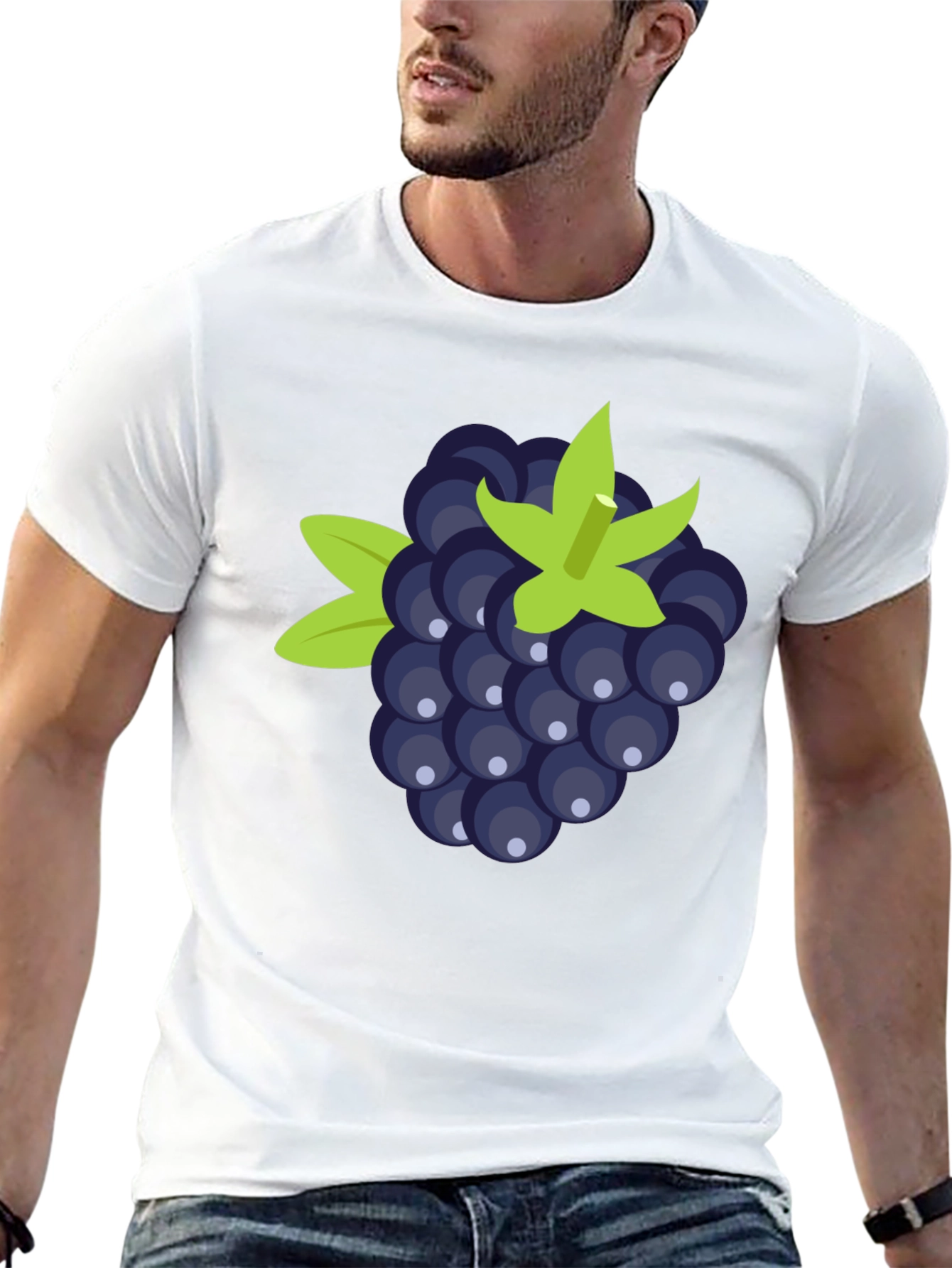 Blackberry Graphic Tee - Soft Cotton Blend