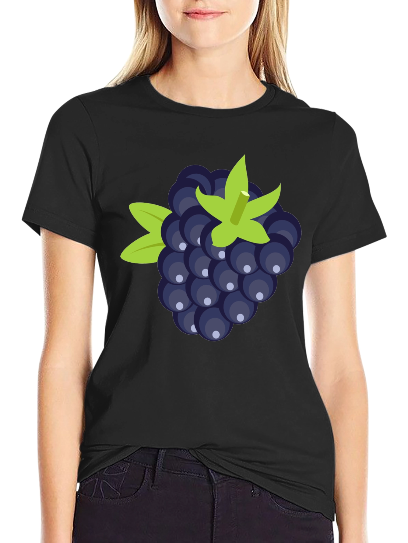 Blackberry Graphic Tee - Soft Cotton Blend