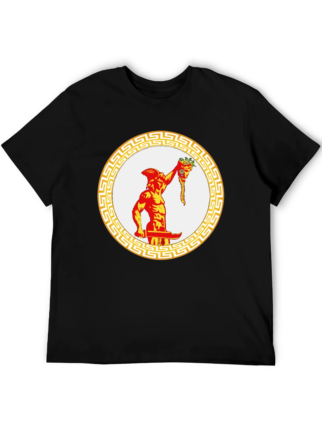 Perseus Medusa Head Graphic T-Shirt
