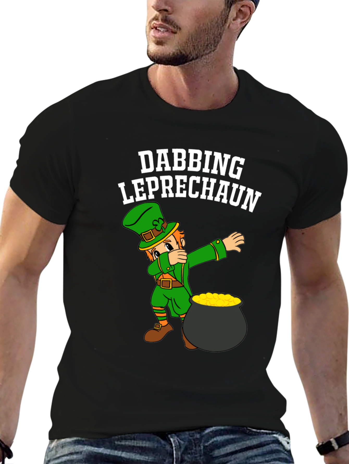 Dabbing Leprechaun St. Patricks Day T-Shirt
