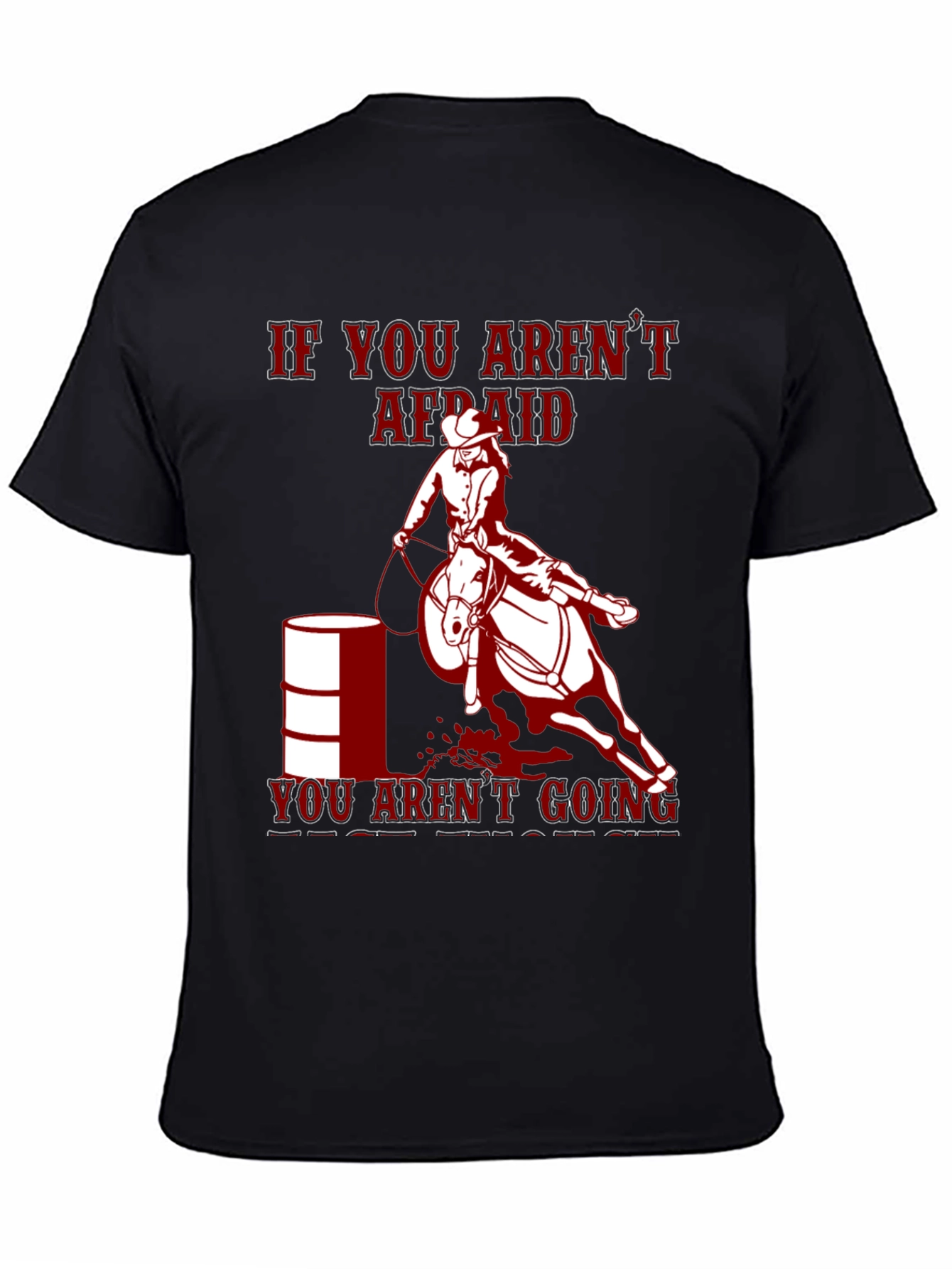 Cowgirl Barrel Racing Graphic Tee