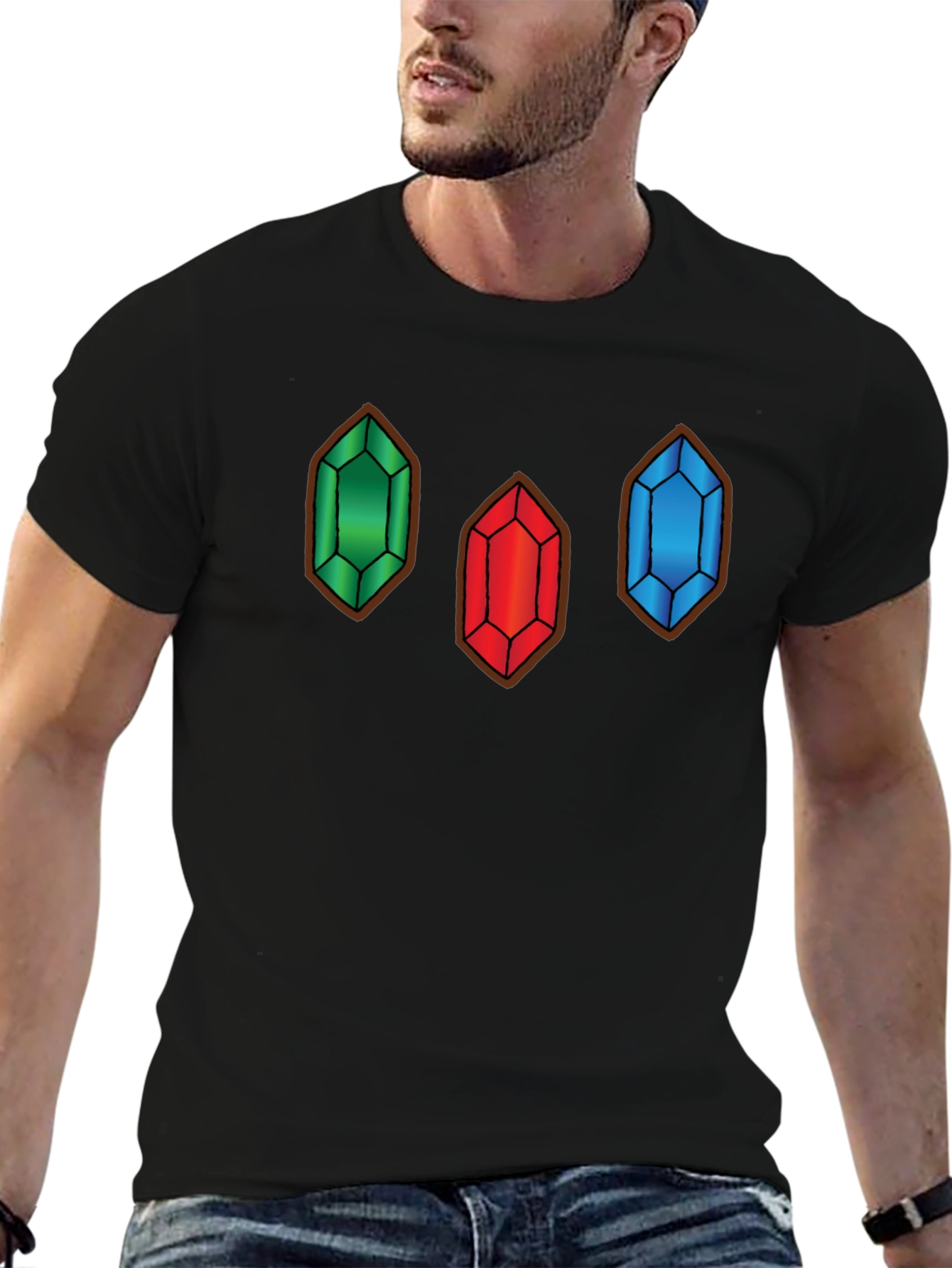 Triforce Gem T-Shirt - Gamer Style!
