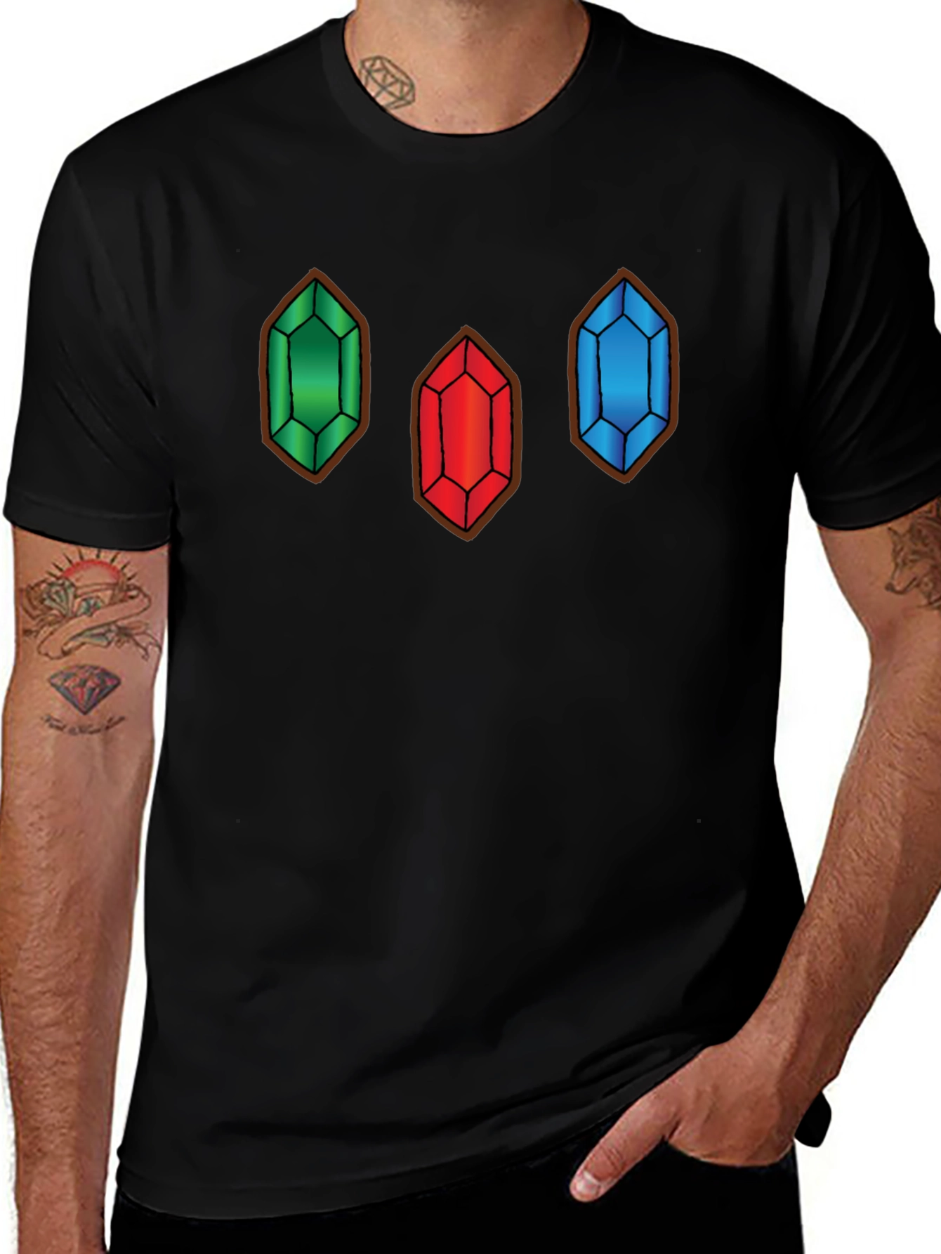 Triforce Gem T-Shirt - Gamer Style!