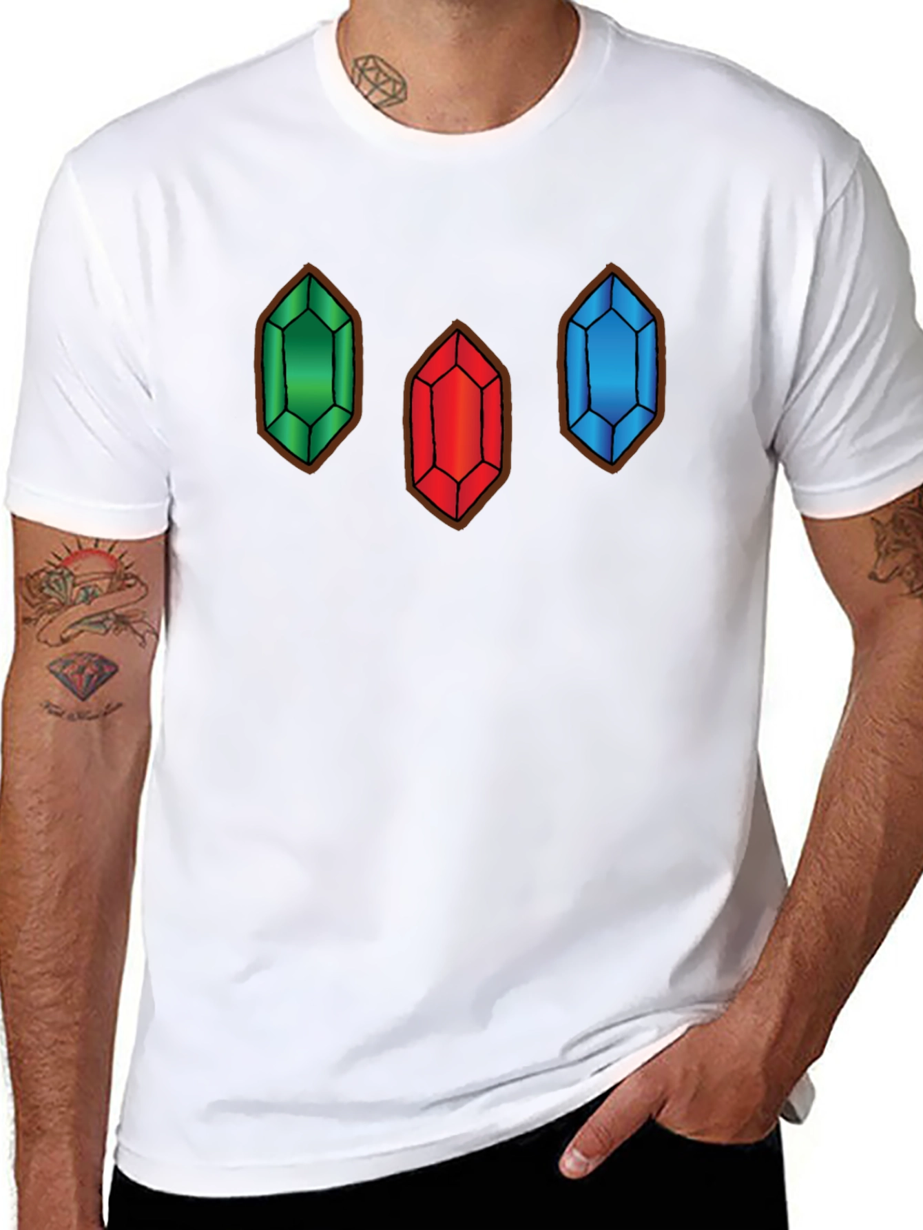 Triforce Gem T-Shirt - Gamer Style!